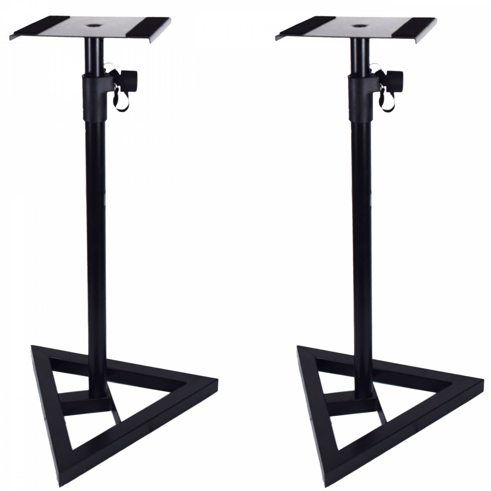 Par Stand Pedestal Base de piso para Bocinas de estudio