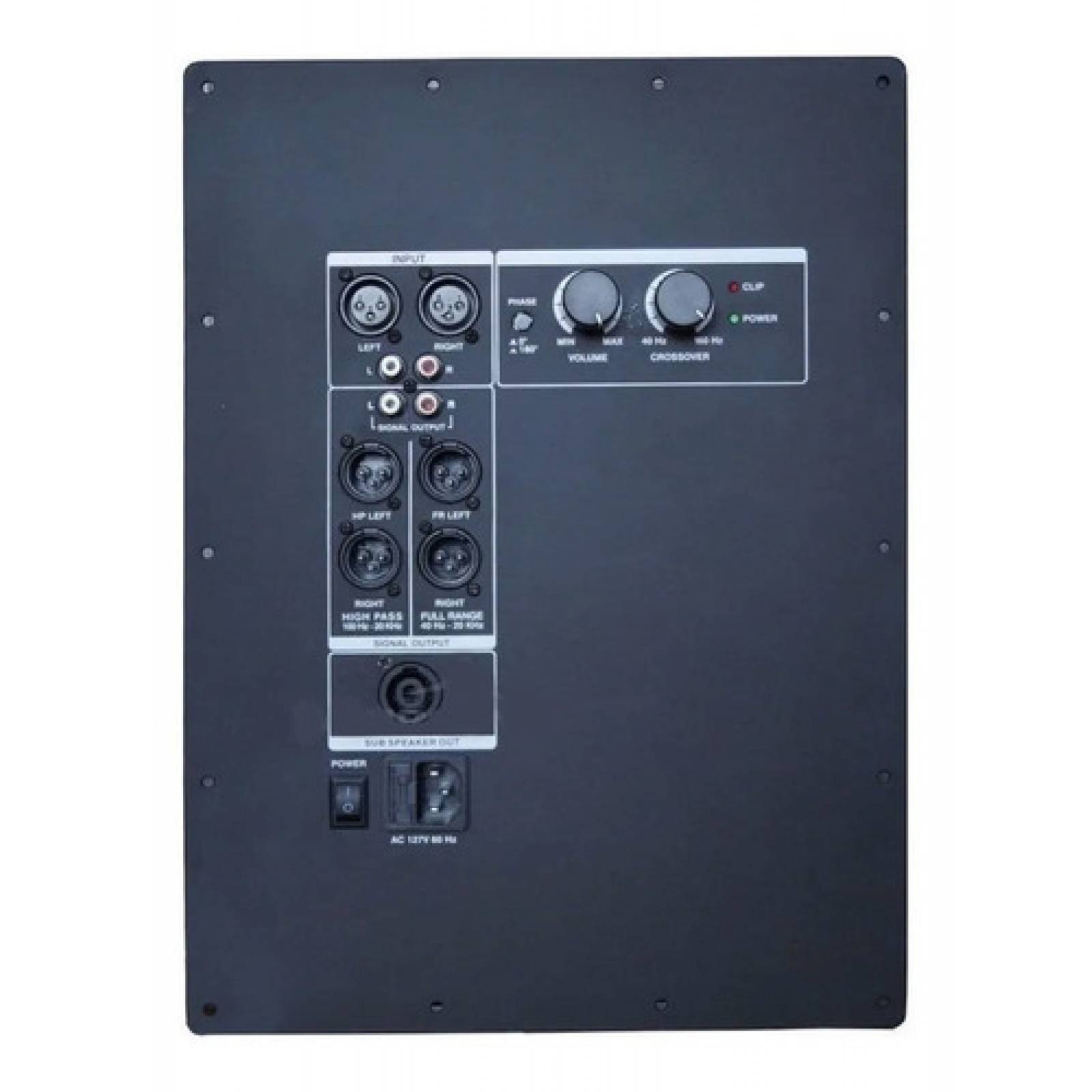 Modulo Amplificador Graves Subwoofer Amplifica 2 Graves 600w