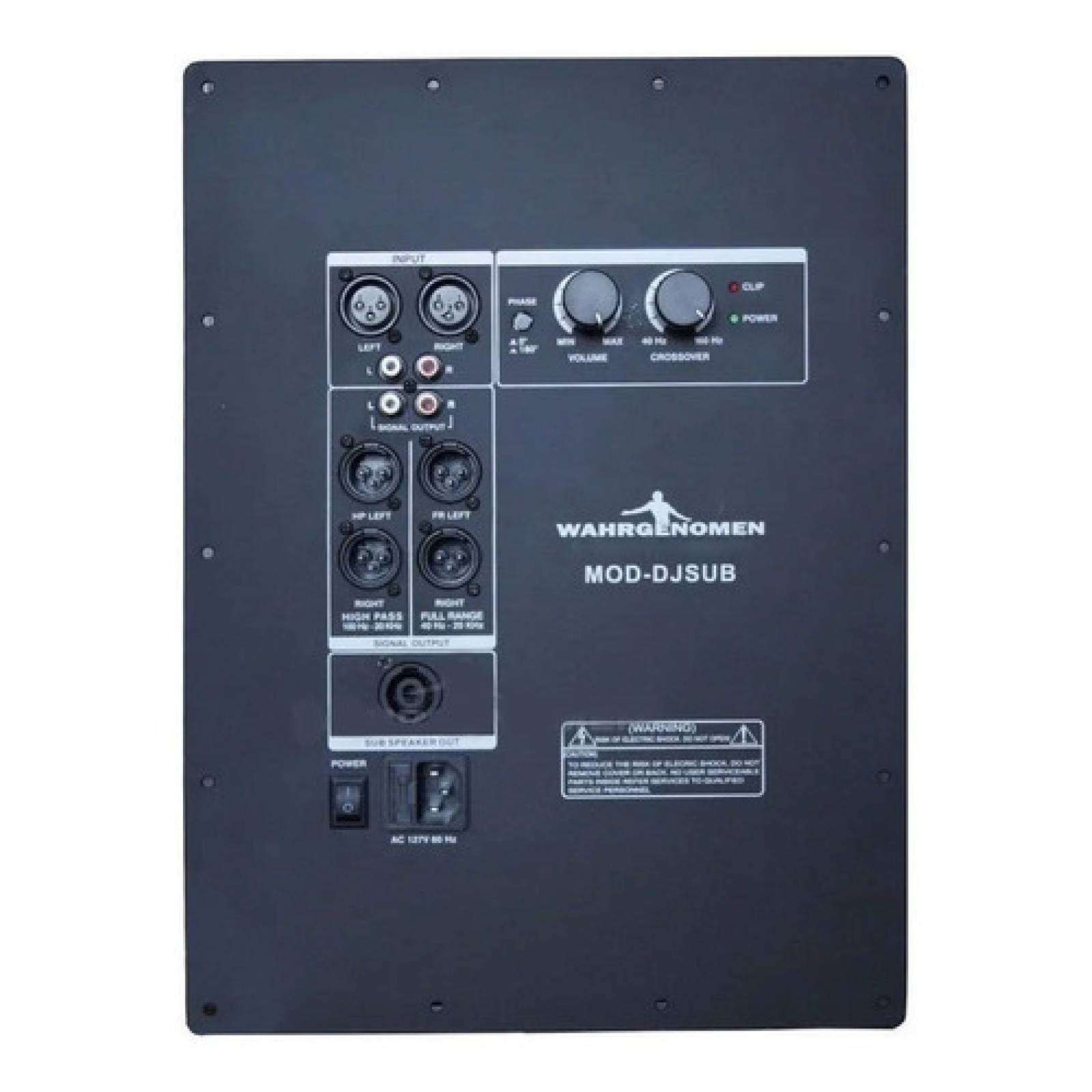 Modulo Amplificador Graves Subwoofer Amplifica 2 Graves 600w