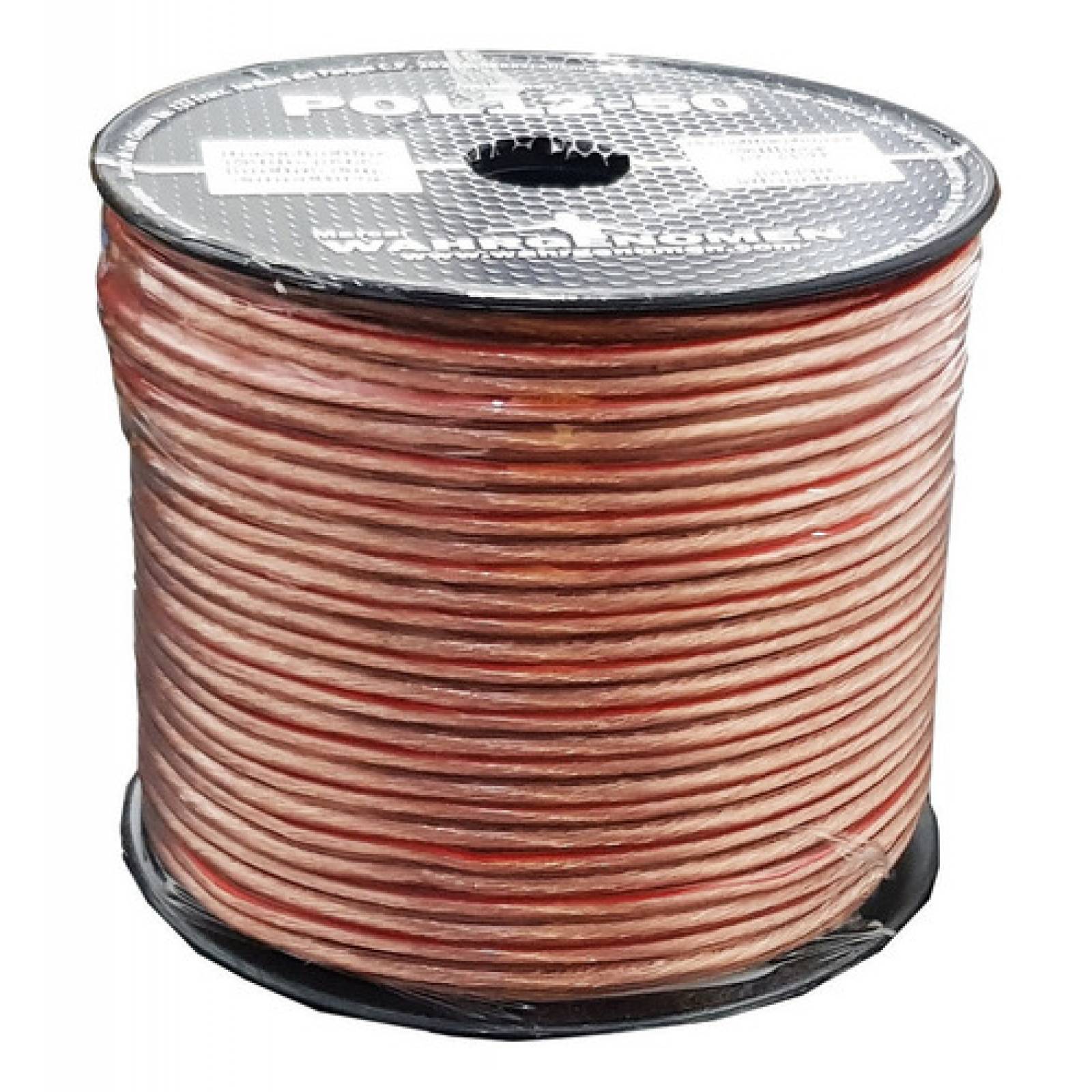 Rollo De Cable Bocina Uso Rudo Calibre 12 Polarizado 50m