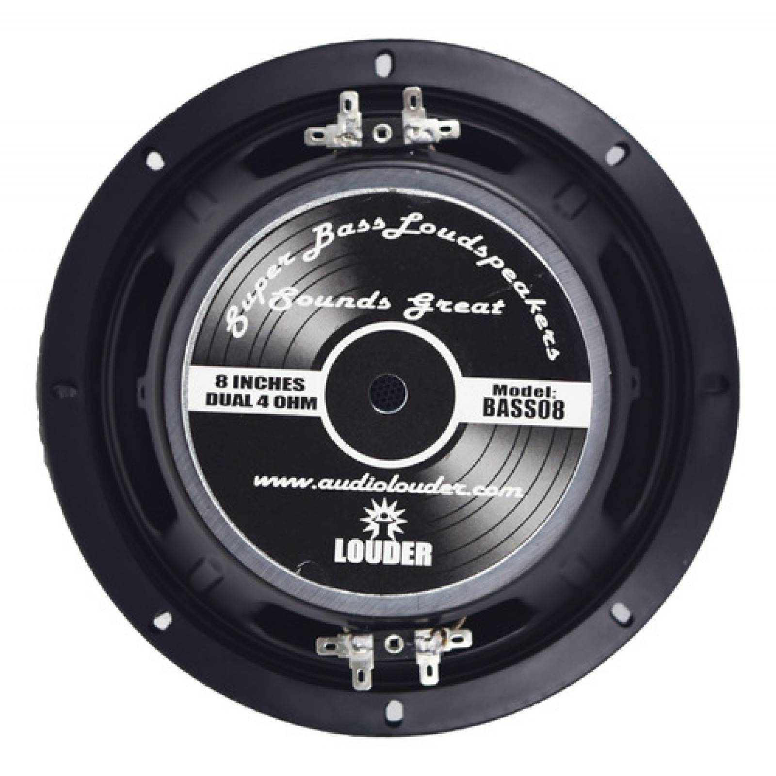 Subwoofer Bocina Woofer 8 Pulgadas Doble Bobina Spl