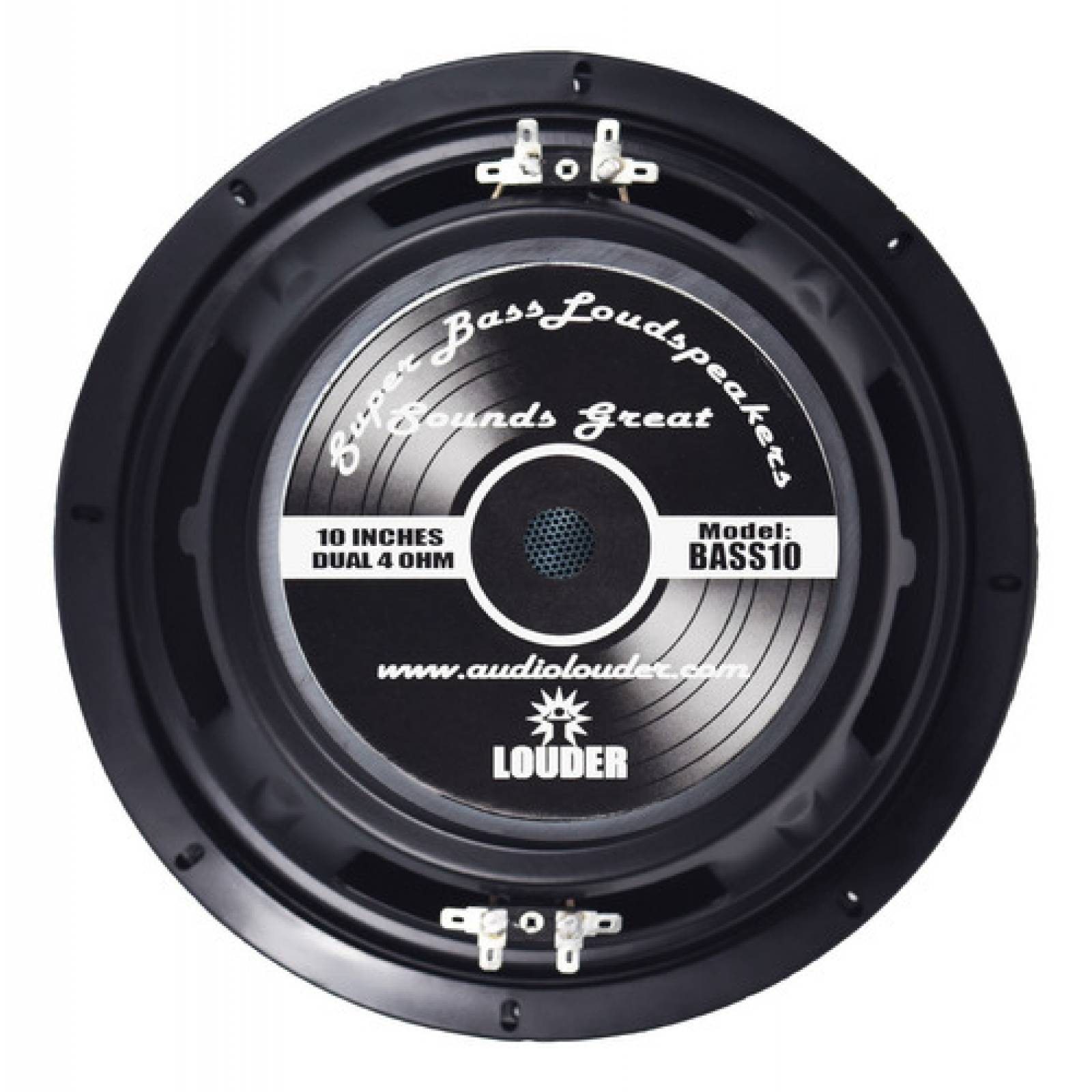 Subwoofer Bocina Woofer 10 Pulgadas Doble Bobina Spl
