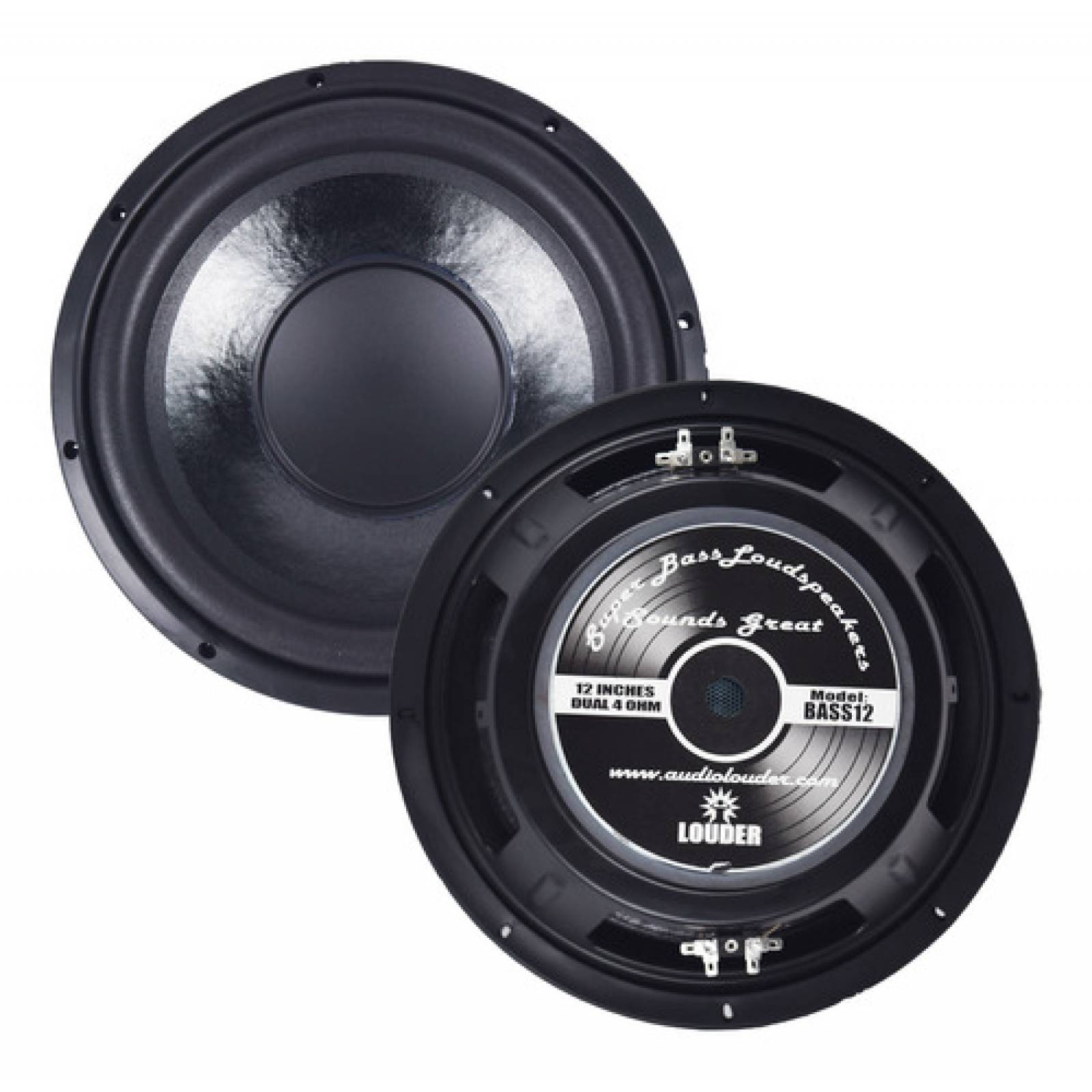 Subwoofer Bocina Woofer 12 Pulgadas Doble Bobina Spl