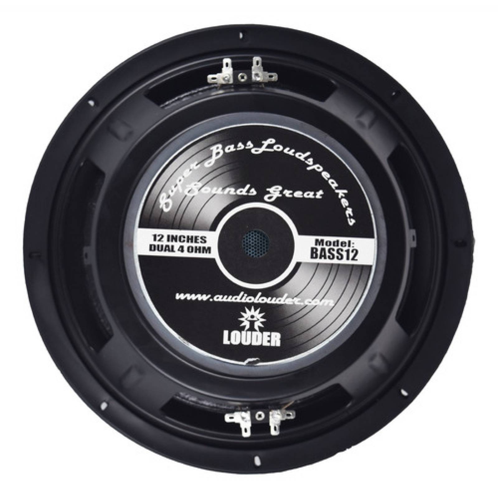 Subwoofer Bocina Woofer 12 Pulgadas Doble Bobina Spl