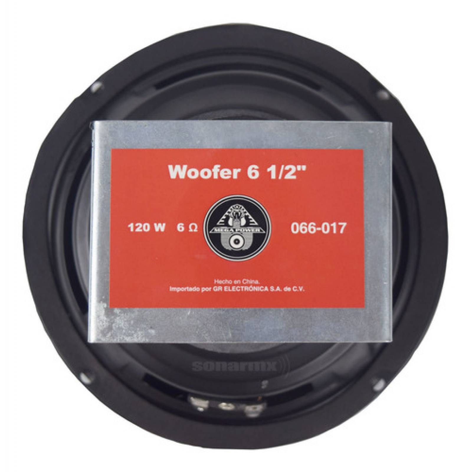 Bocina Woofer 6.5 Pulgadas 6 Ohms De Repuesto Minicomponente