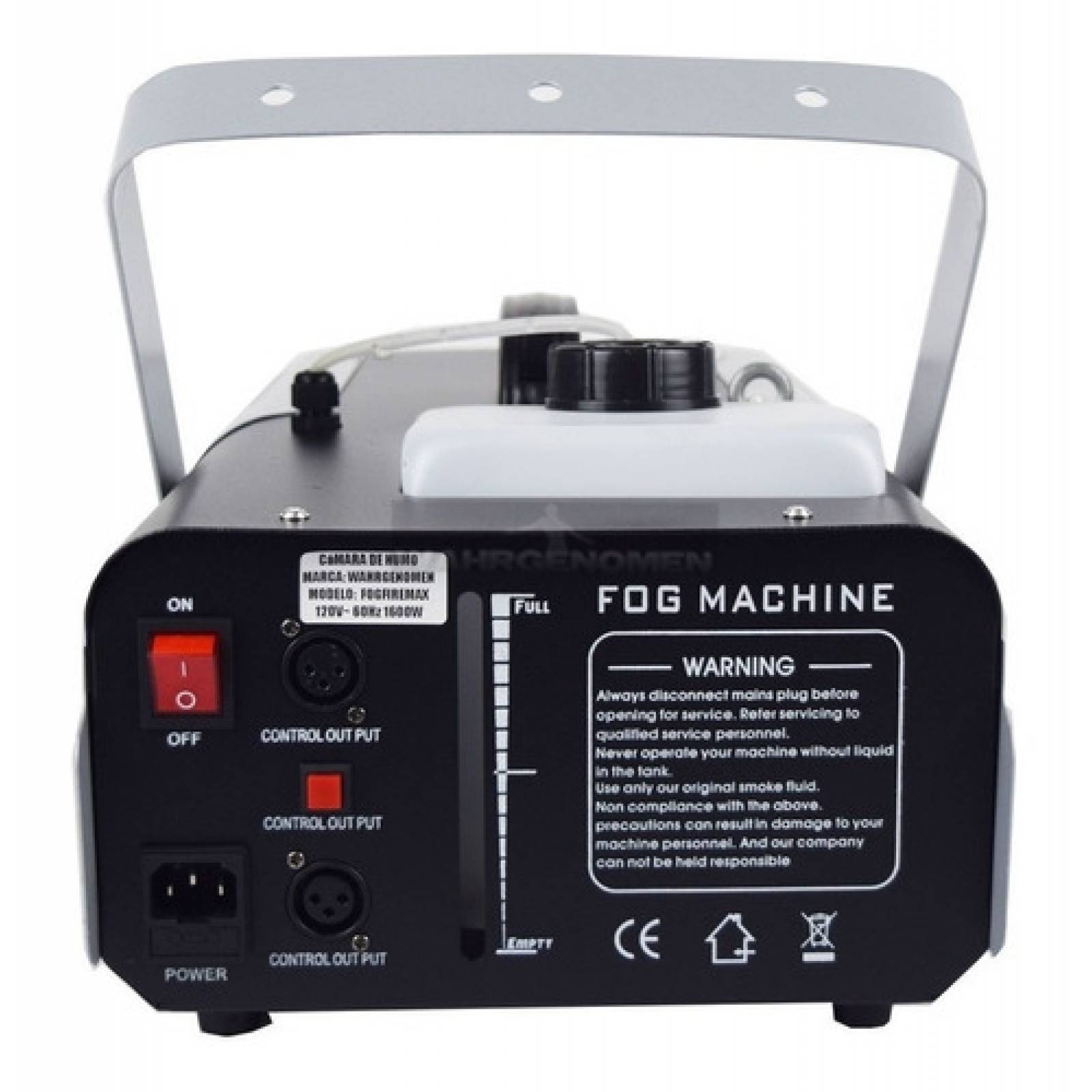 Maquina De Humo 1500w Inalambrica  1 Litro Sanitizante