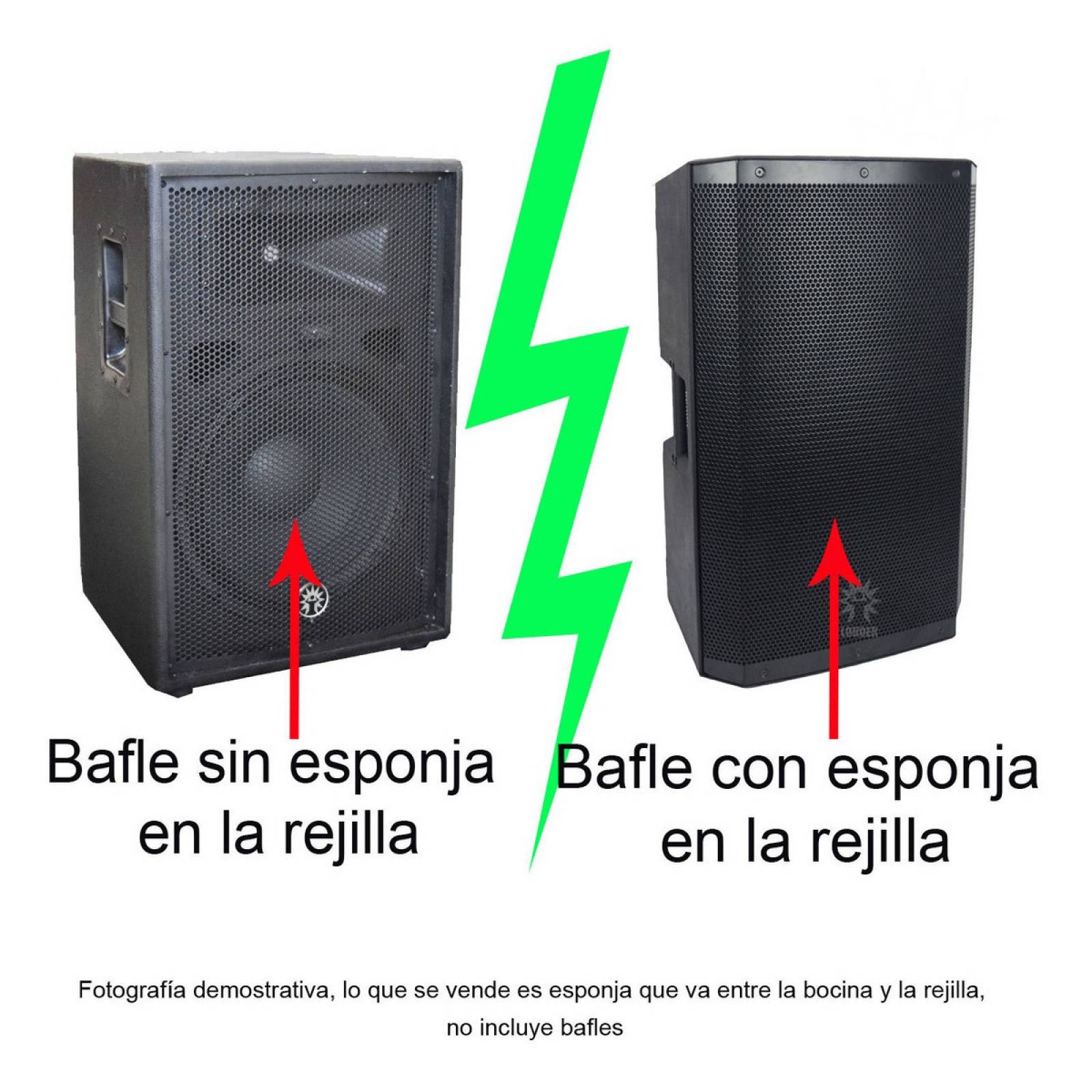 Filtro Tela Malla Esponja Para Rejilla Bafle Poroflex