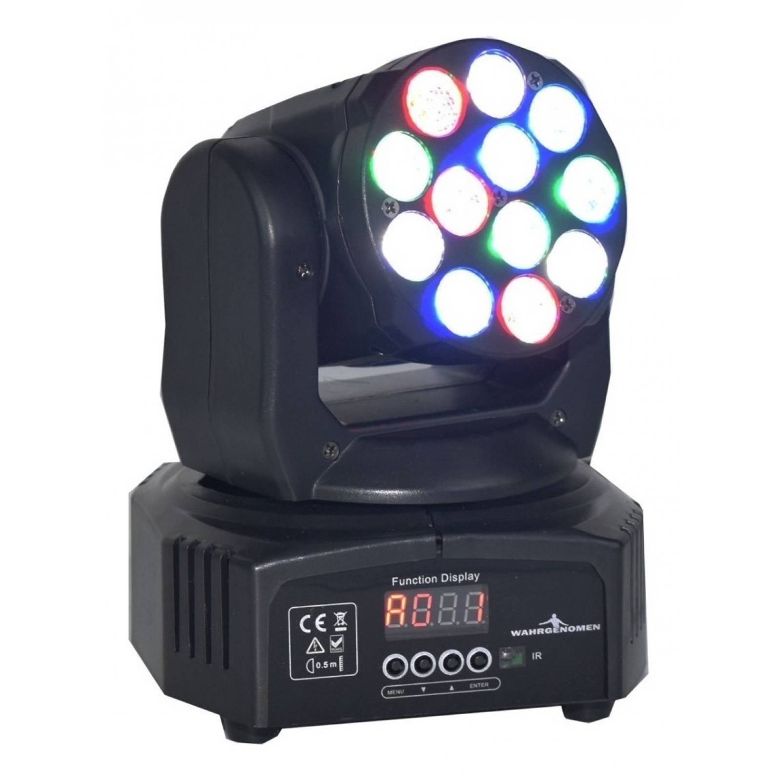 4 Cabeza Movil Led Wash Rgb, Luz Dj Disco Robotica Dmx Luces