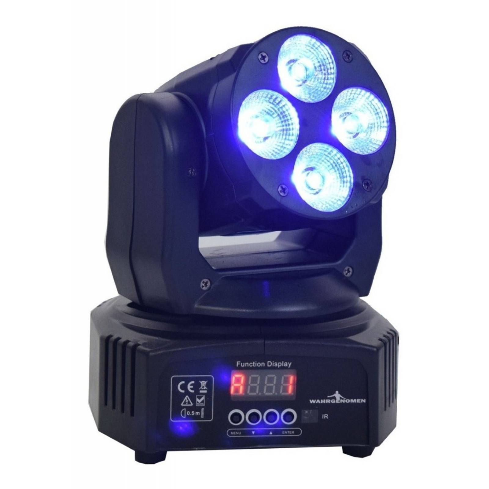 Cabeza Movil Led Rgbw Luz Dj Disco Robotica Dmx Con Control