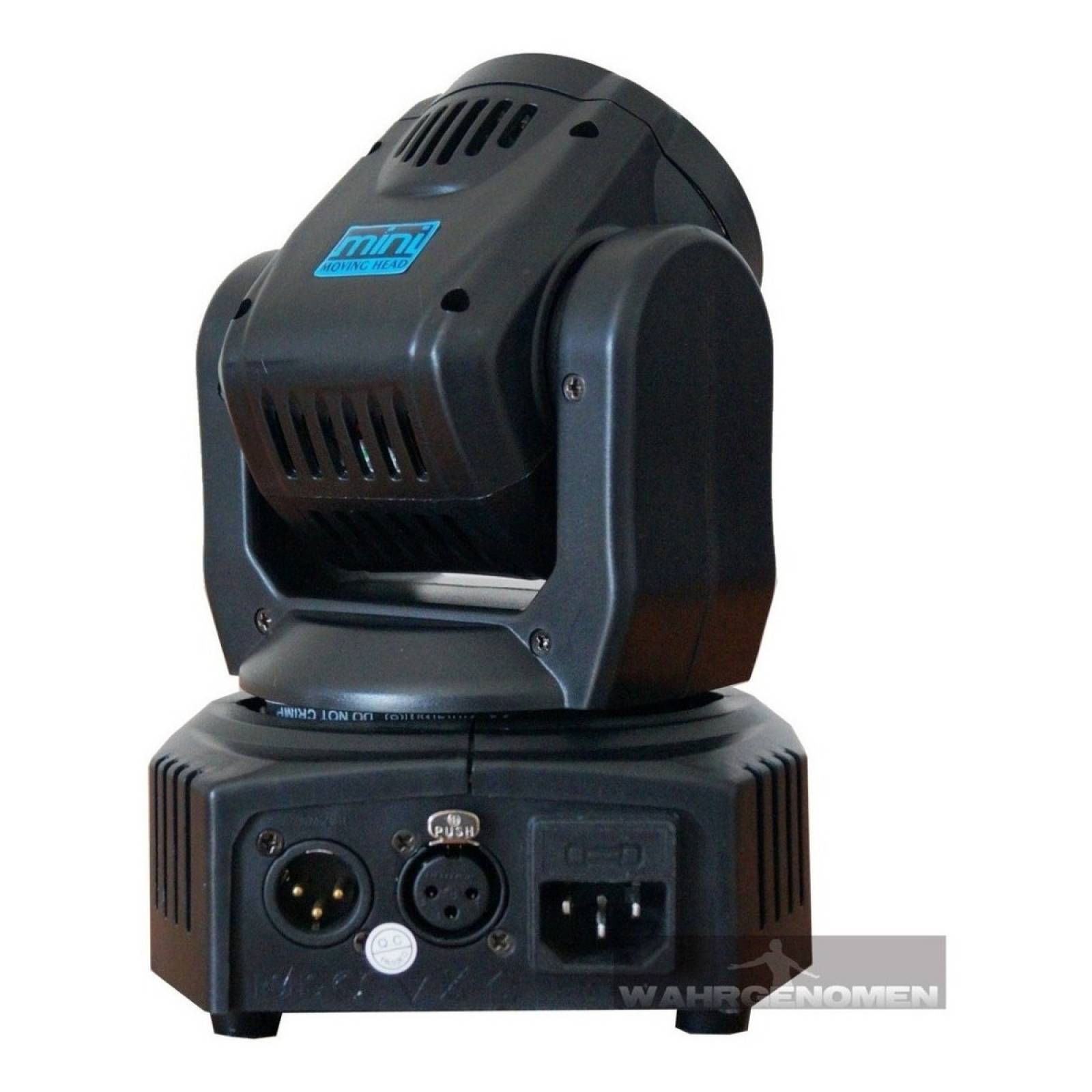 Set 4 Cabeza Movil Wash Led Dj Robotica Luces Dmx Bolsa