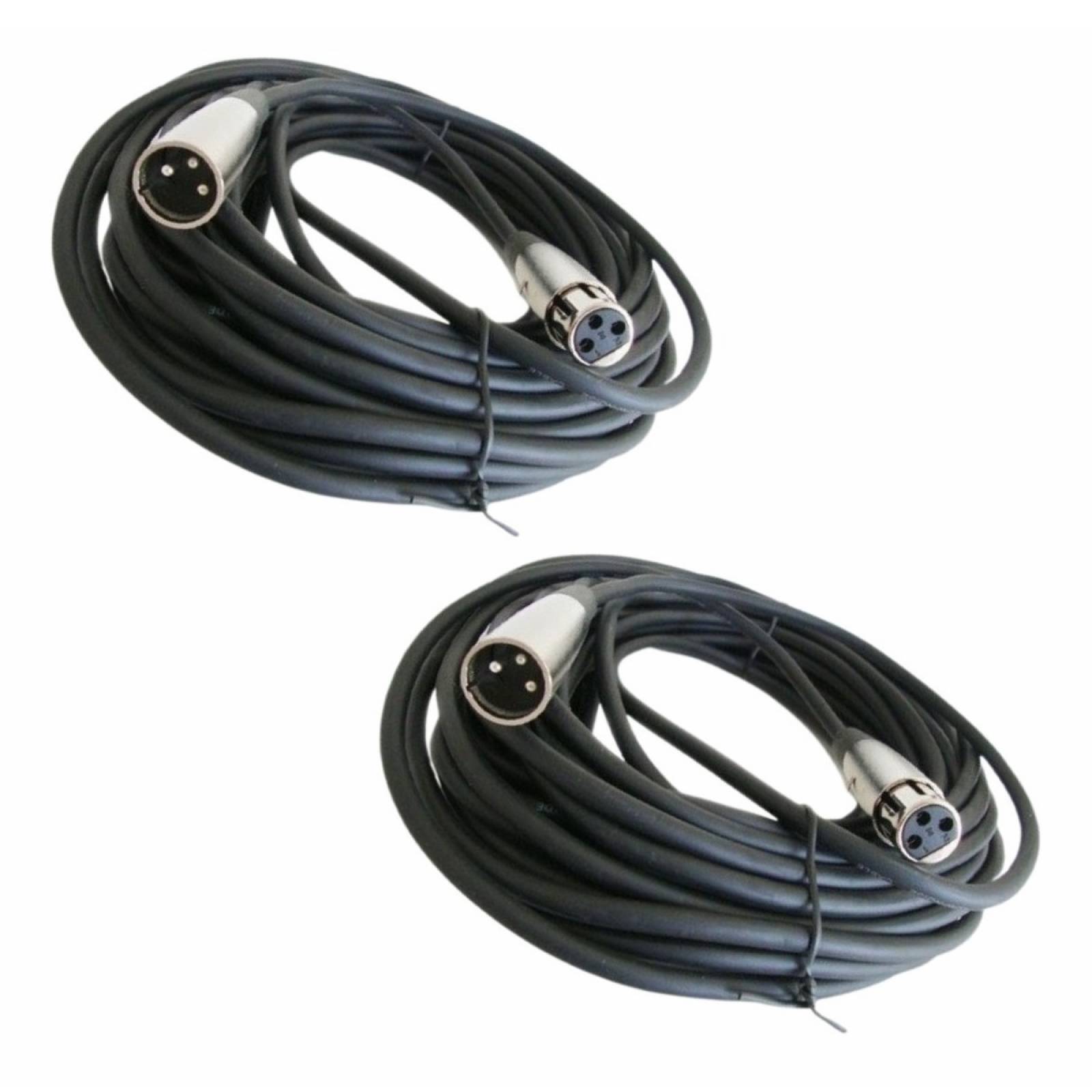 2 Pz Cable Para Microfono Luces Dmx Canon A Canon 15 Metros