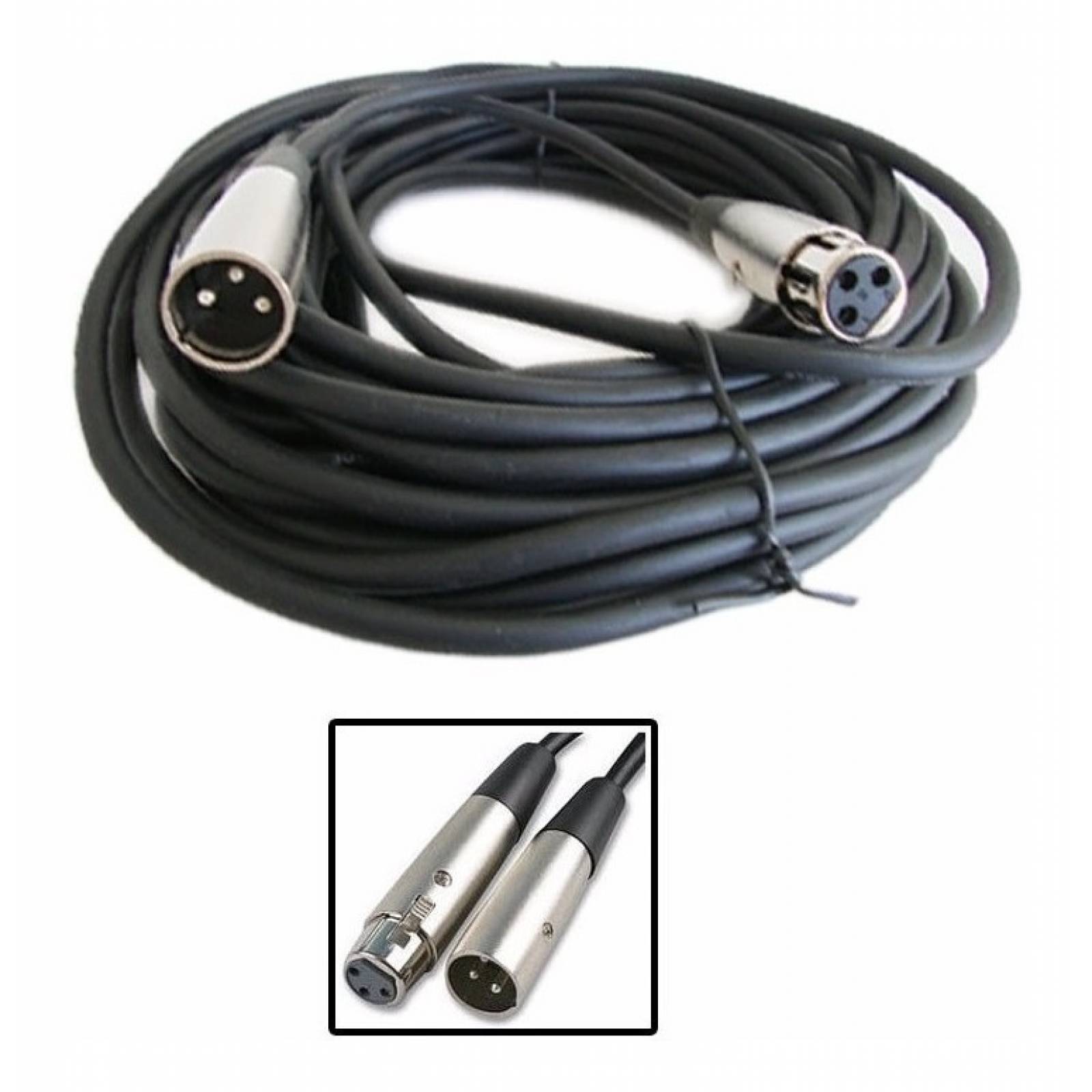 2 Pz Cable Para Microfono Luces Dmx Canon A Canon 15 Metros