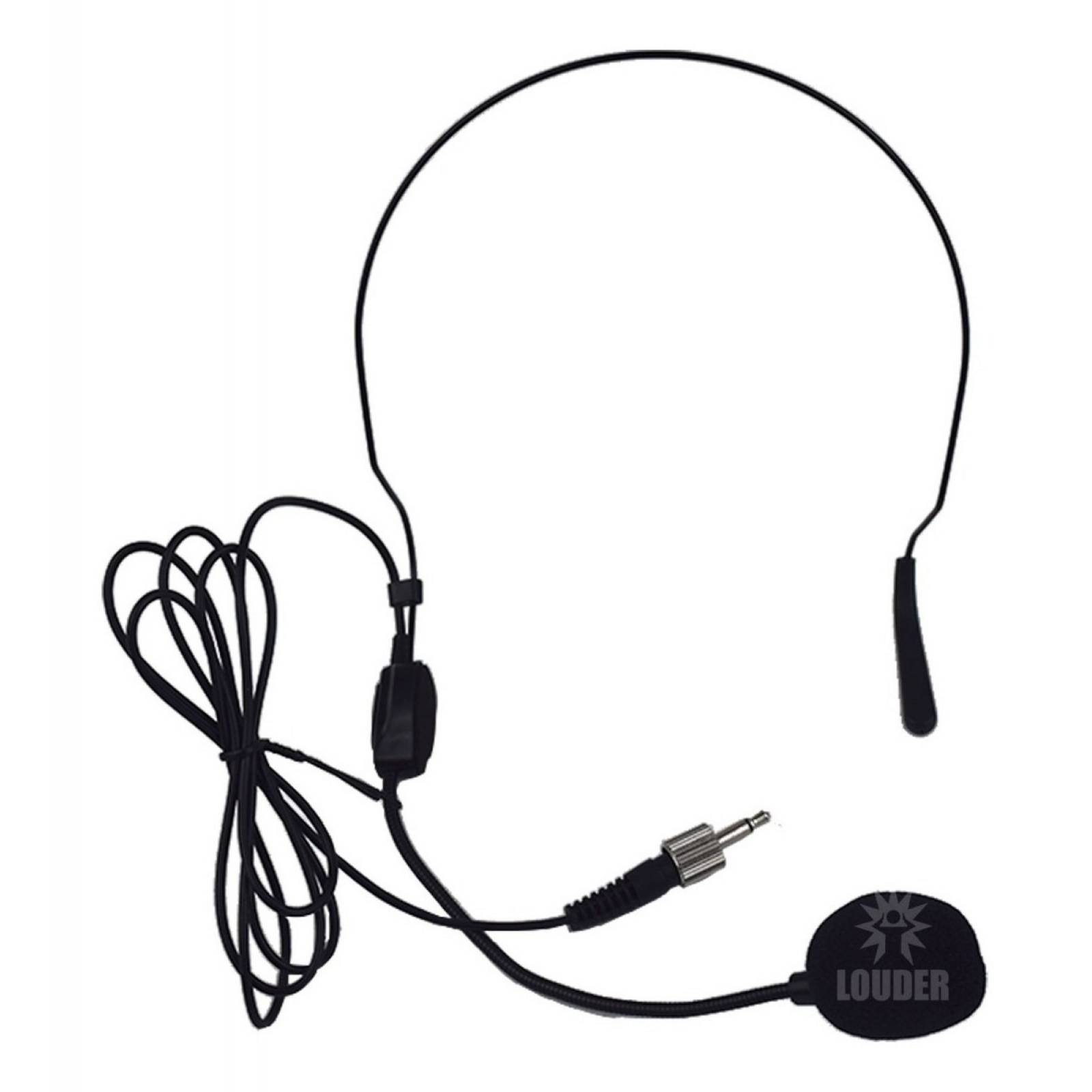 Set Microfonos Inalambricos Diadema Mano Microfono Solapa