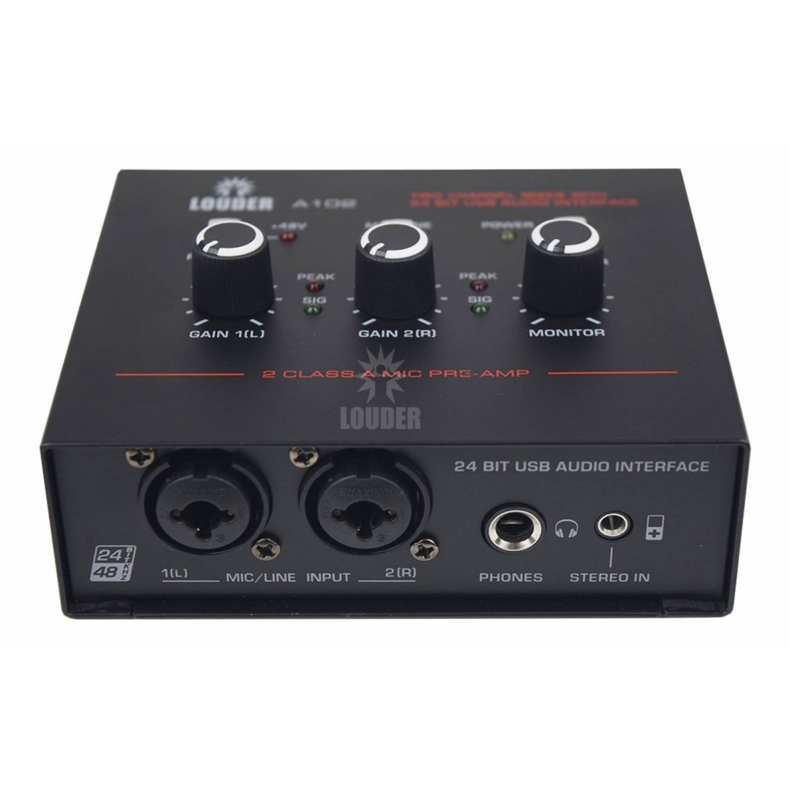 Interfaz De Audio Portatil Para Grabacion Instrumento Usb