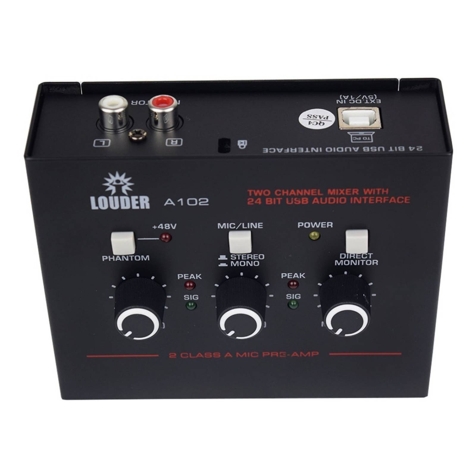 Interfaz De Audio Portatil Para Grabacion Instrumento Usb