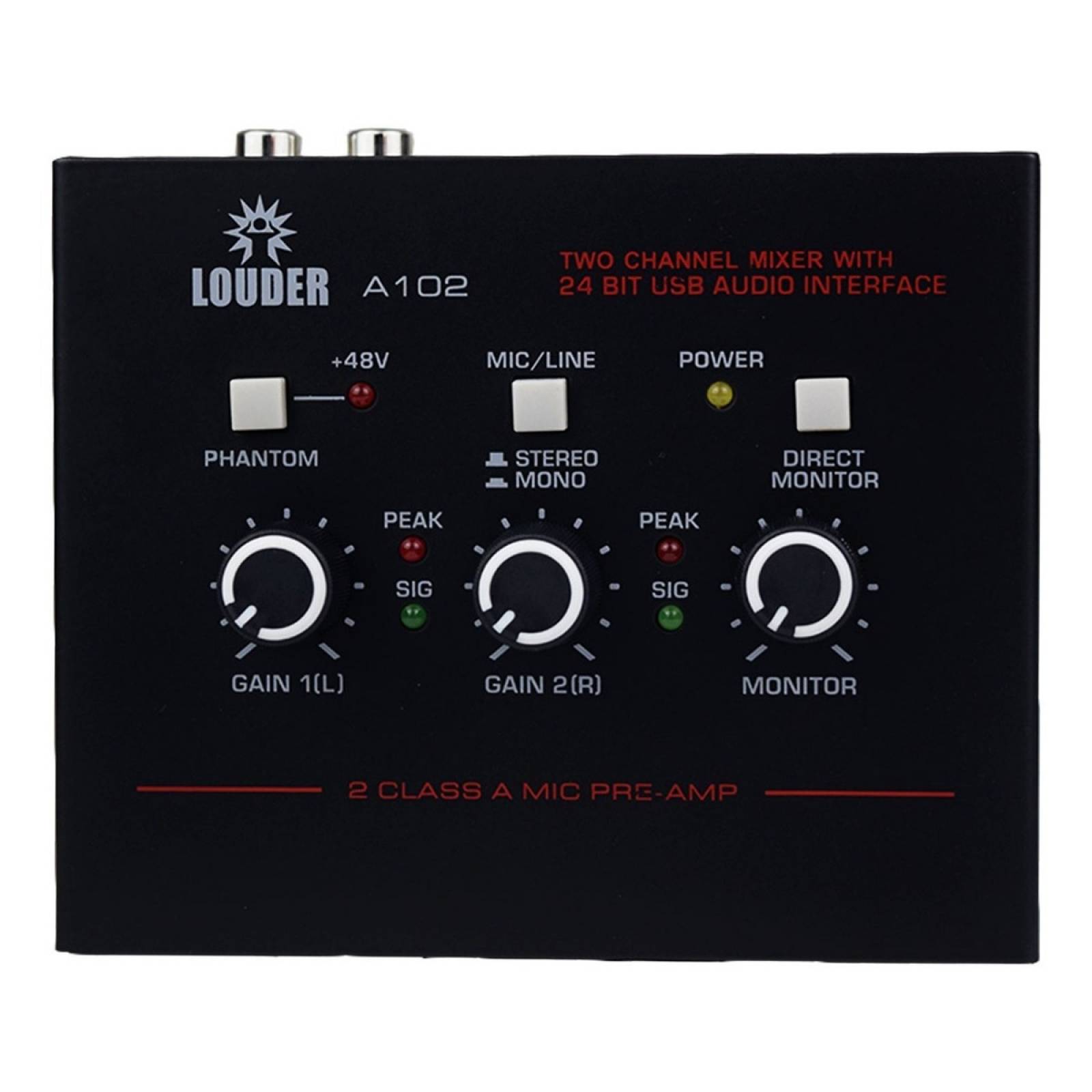 Interfaz De Audio Portatil Para Grabacion Instrumento Usb