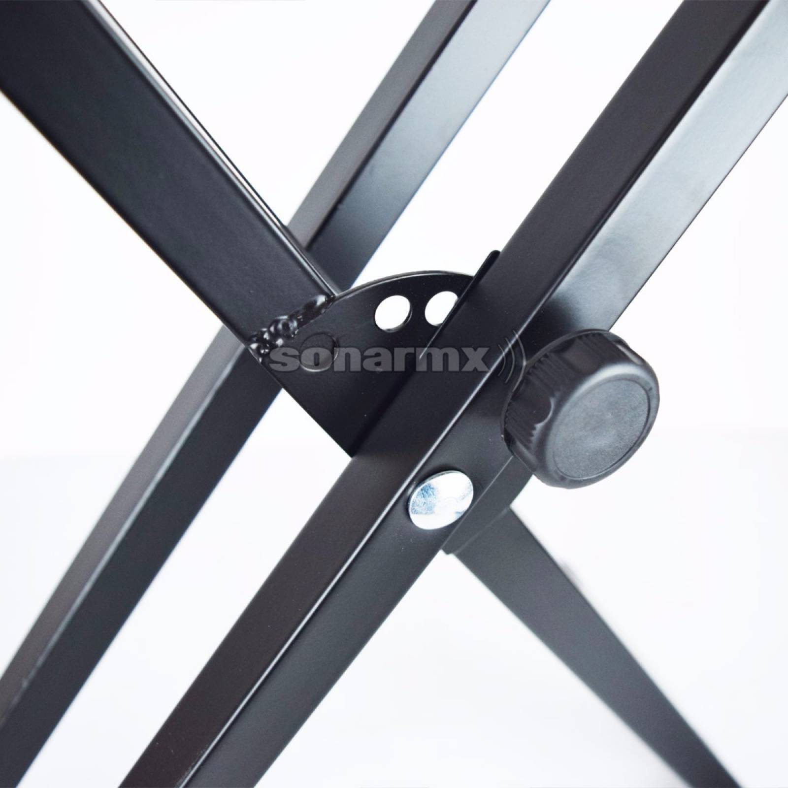 Stand Soporte Base Doble 2 Teclados Plegable Con Varilla