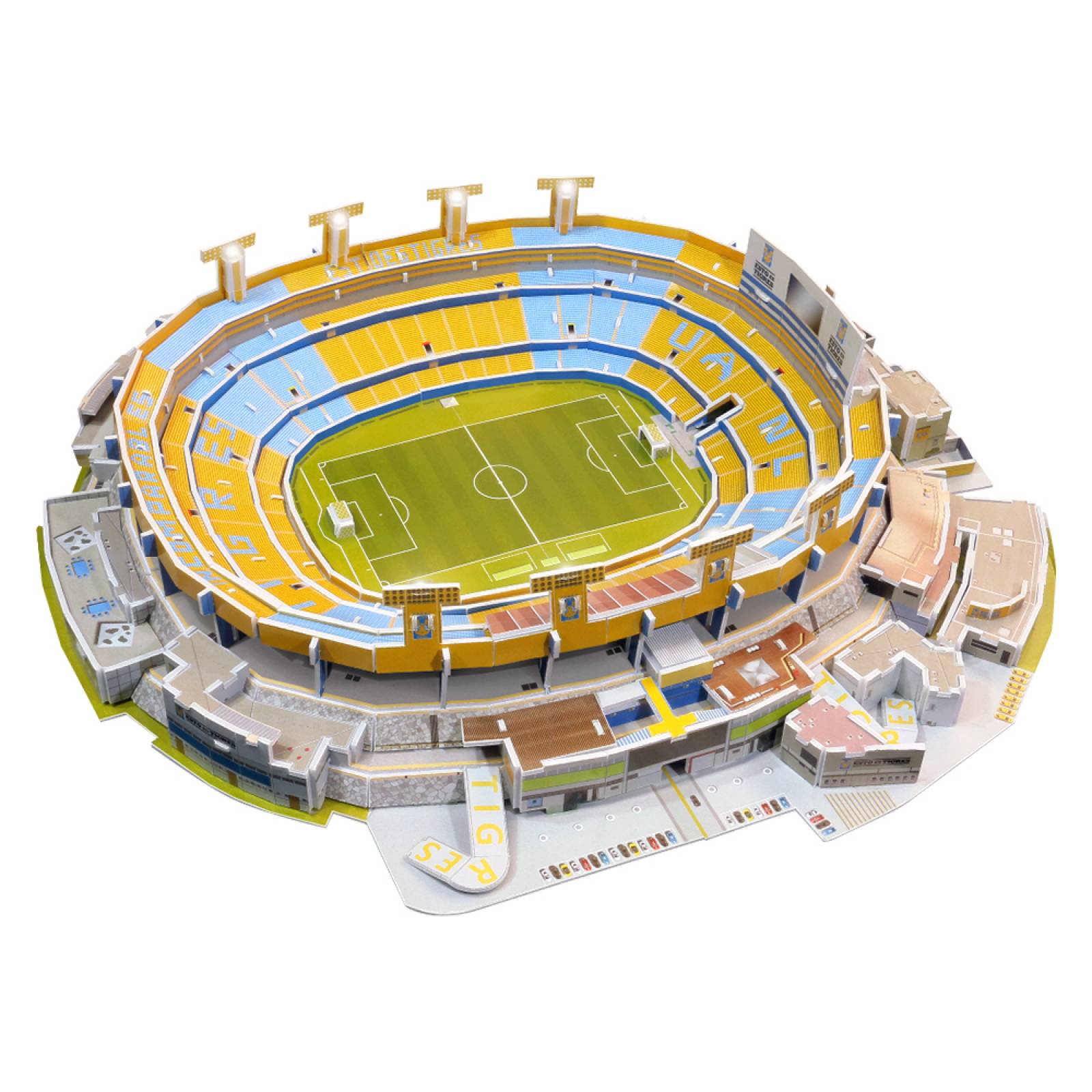 Estadio UANL Tigres armable rompecabezas 3D