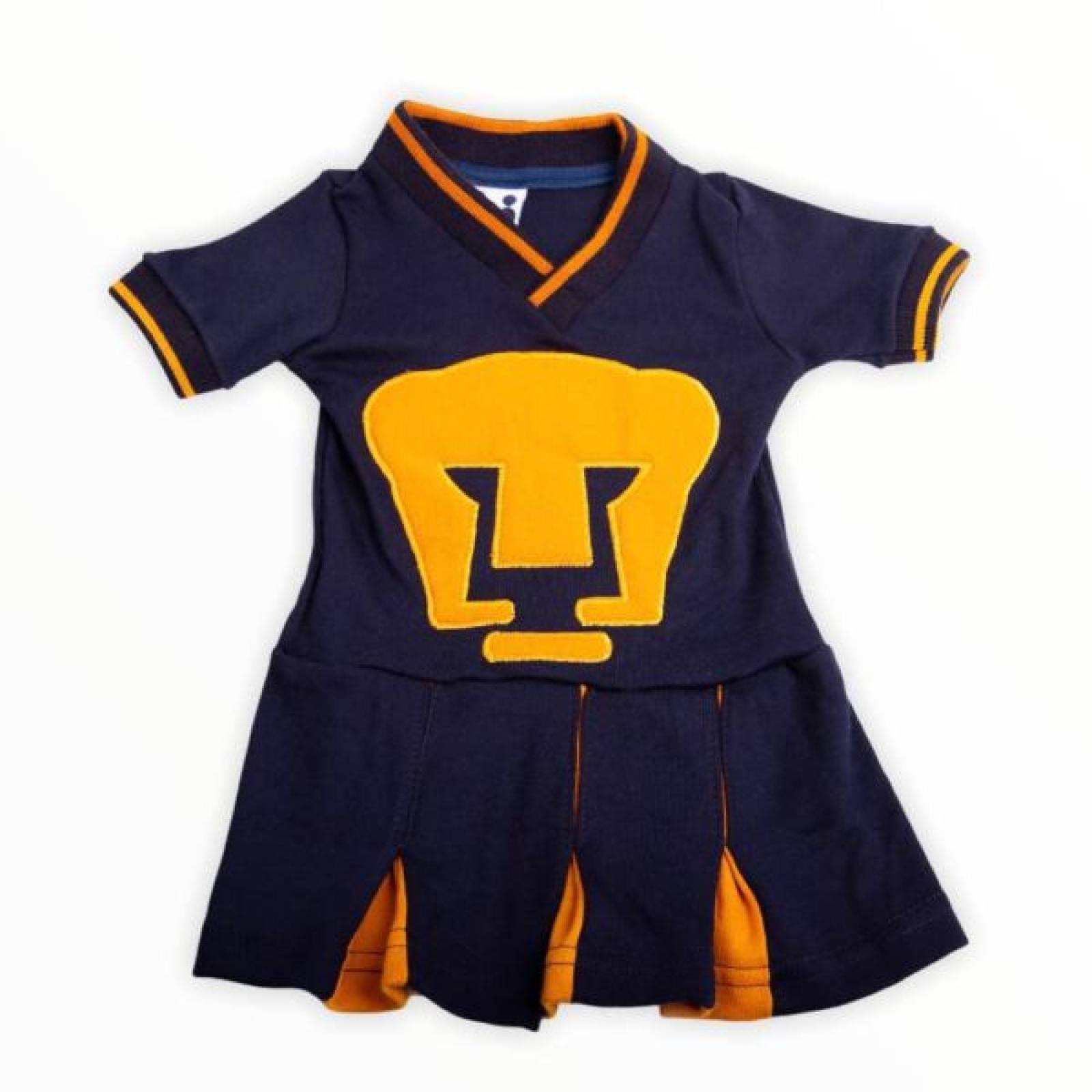Vestido Porrista Pumas UNAM Marino