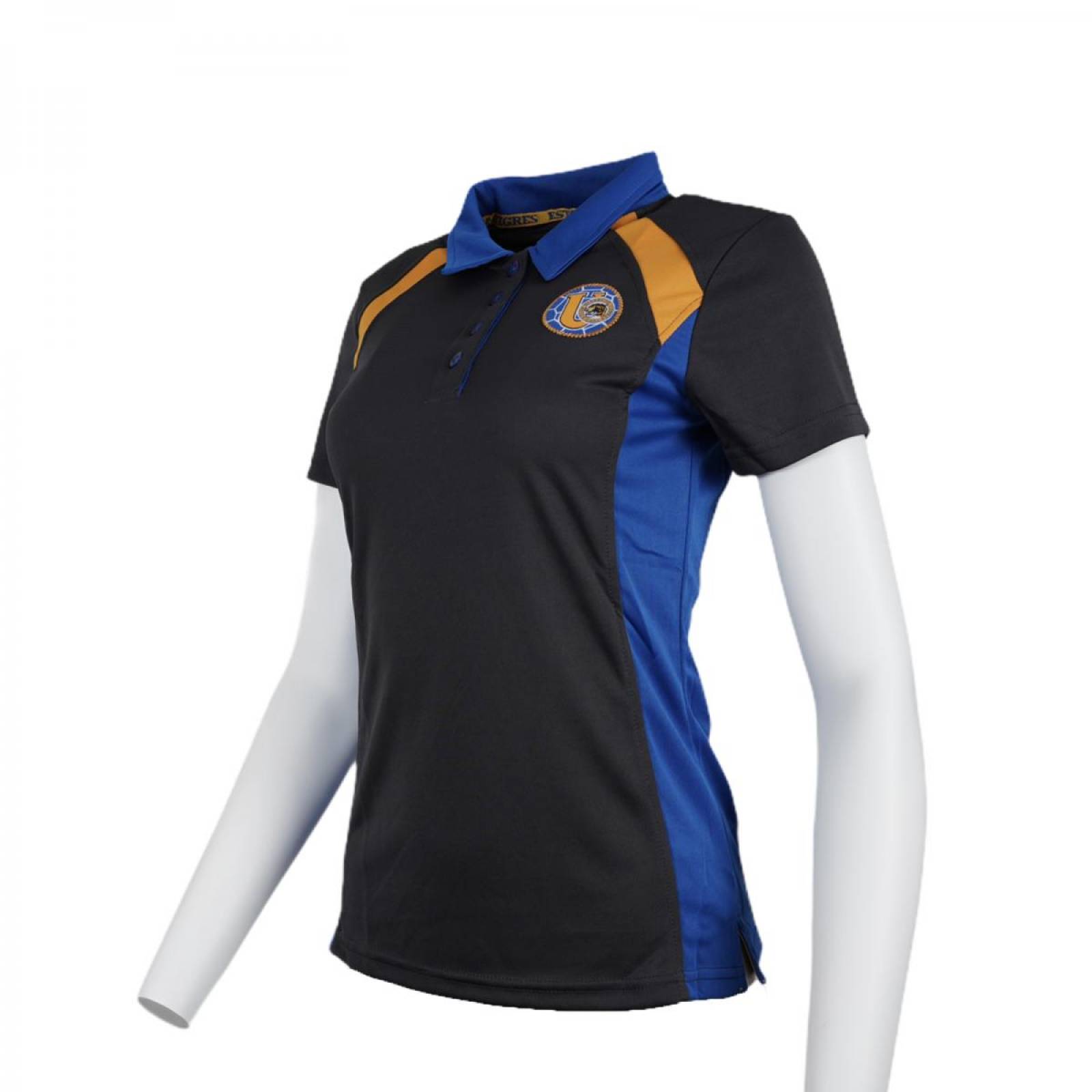 Playera tigres negra online mujer