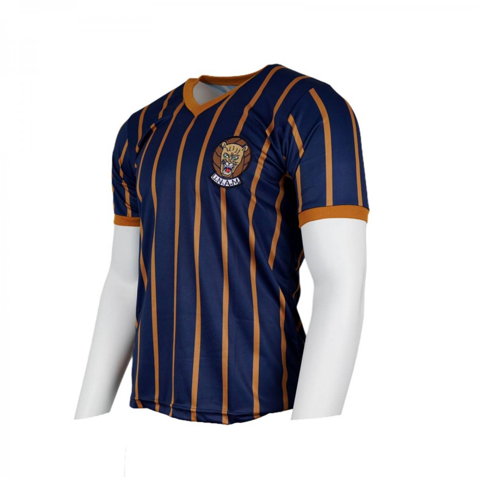 Playera Hombre Pumas Retro Rayas