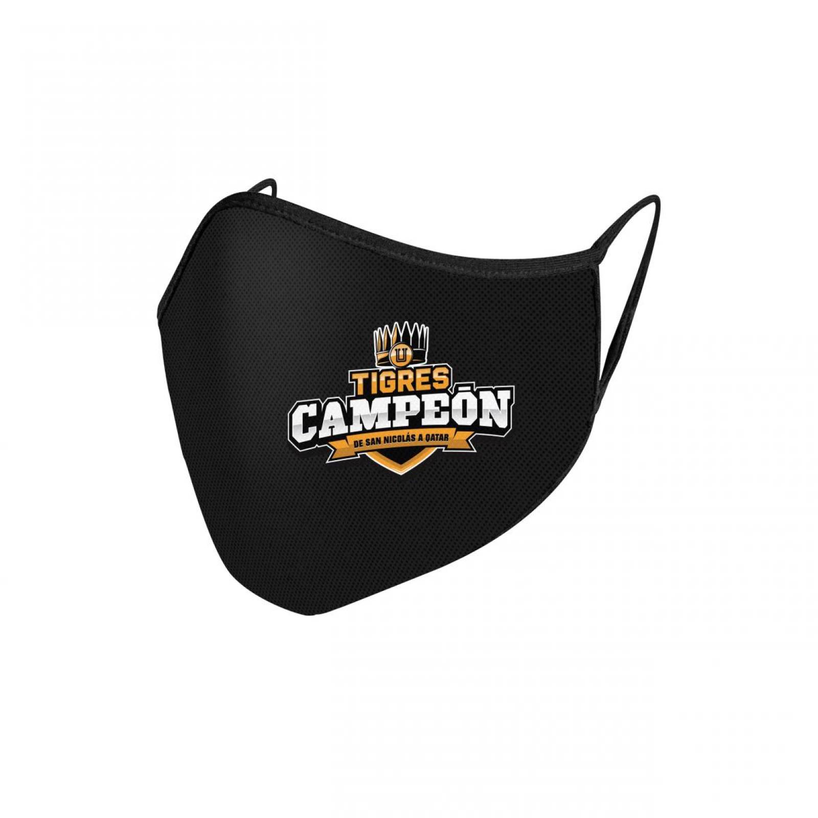 Cubrebocas Tigres UANL Doble Cara