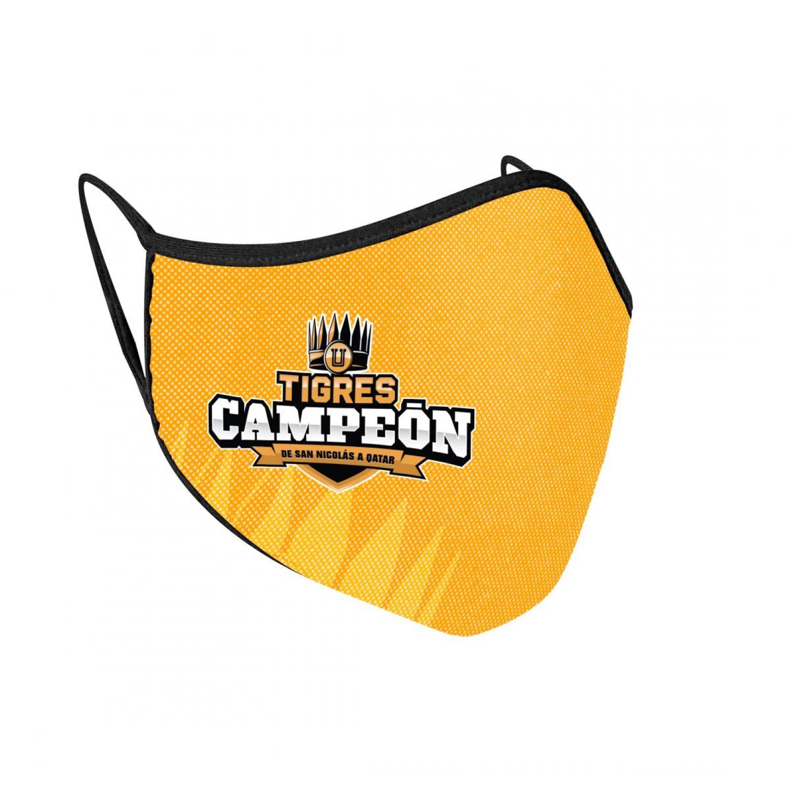 Cubrebocas Tigres UANL Doble Cara