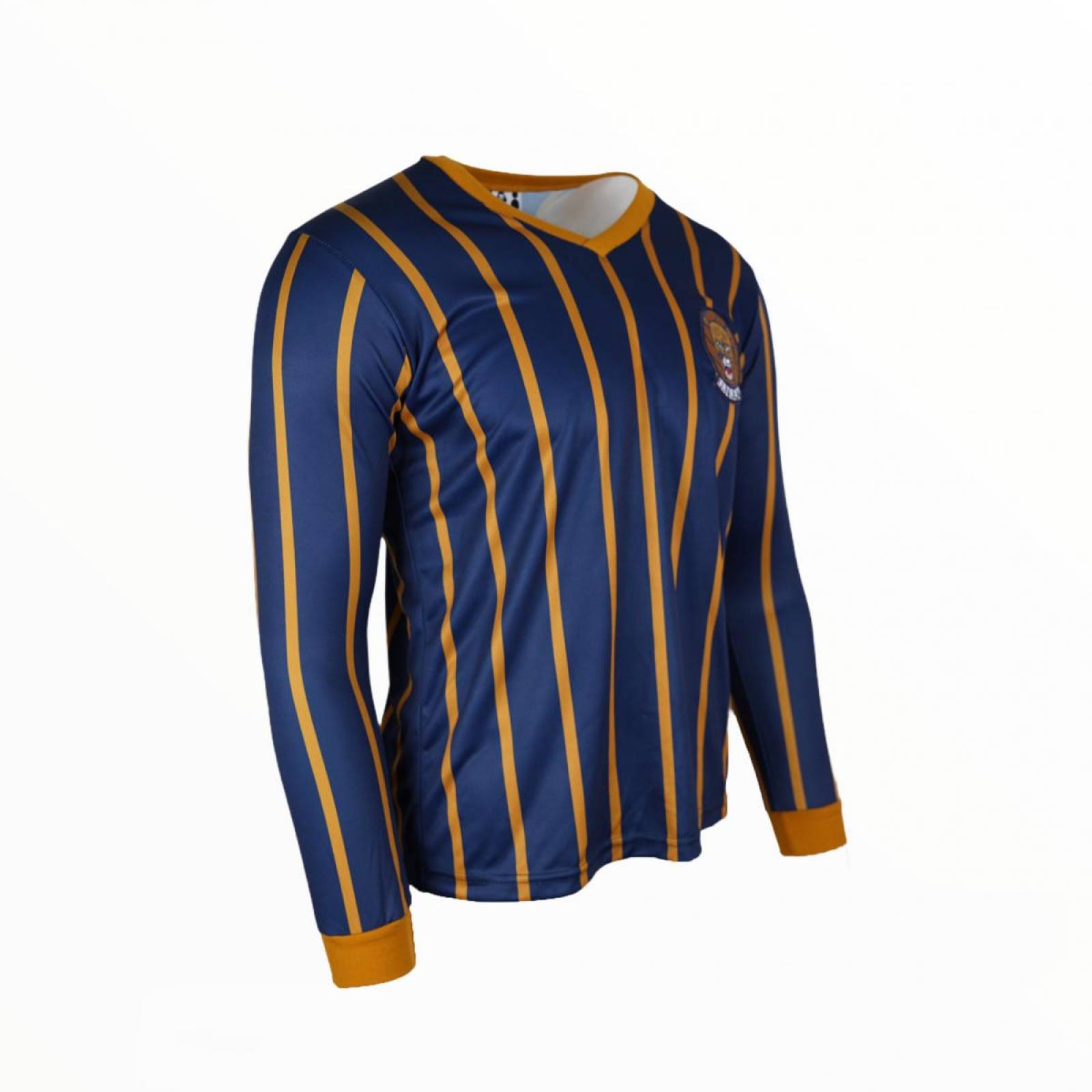 Playera Pumas UNAM Retro Manga Larga Cuello V