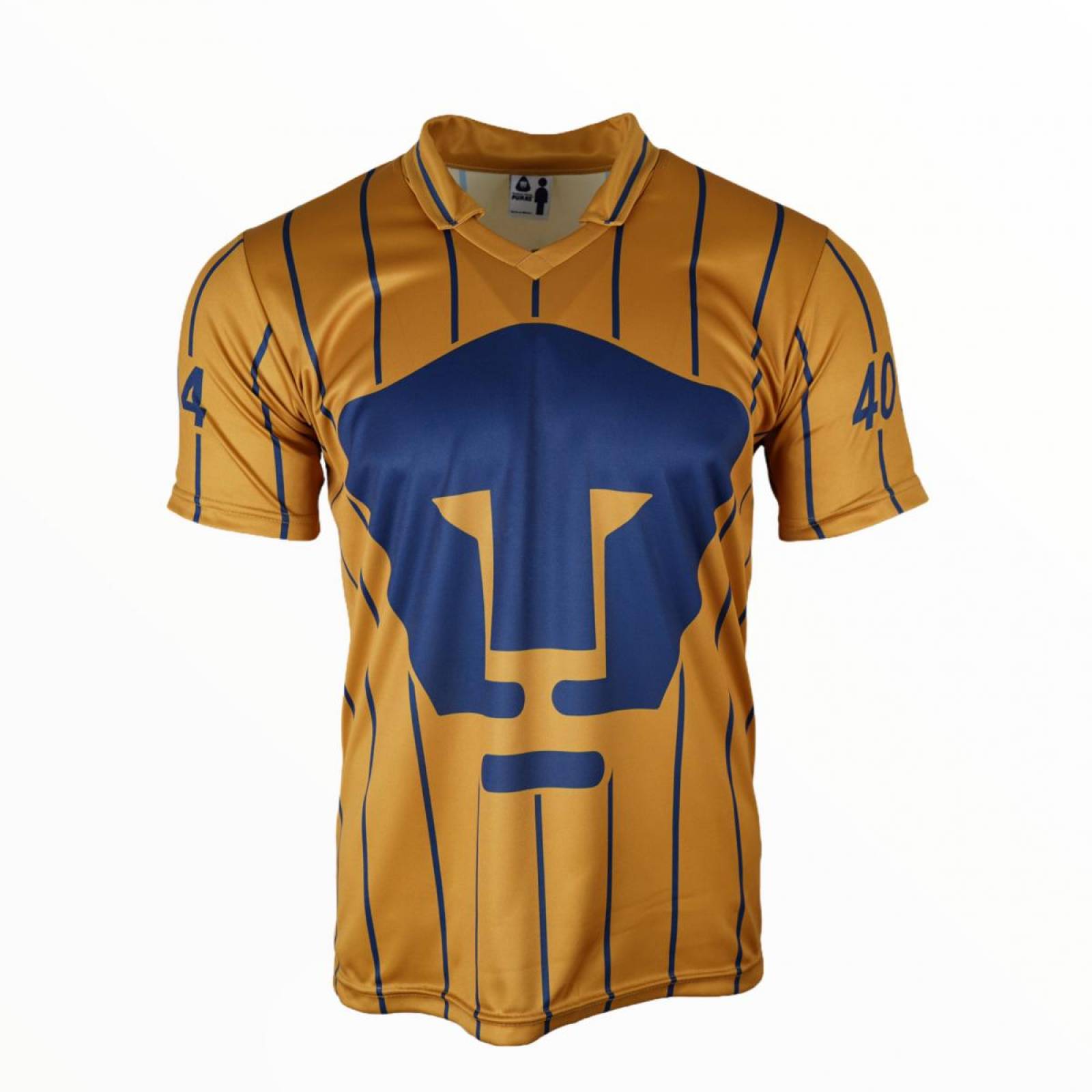 Playera Pumas UNAM Retro Manga Corta Cuello V