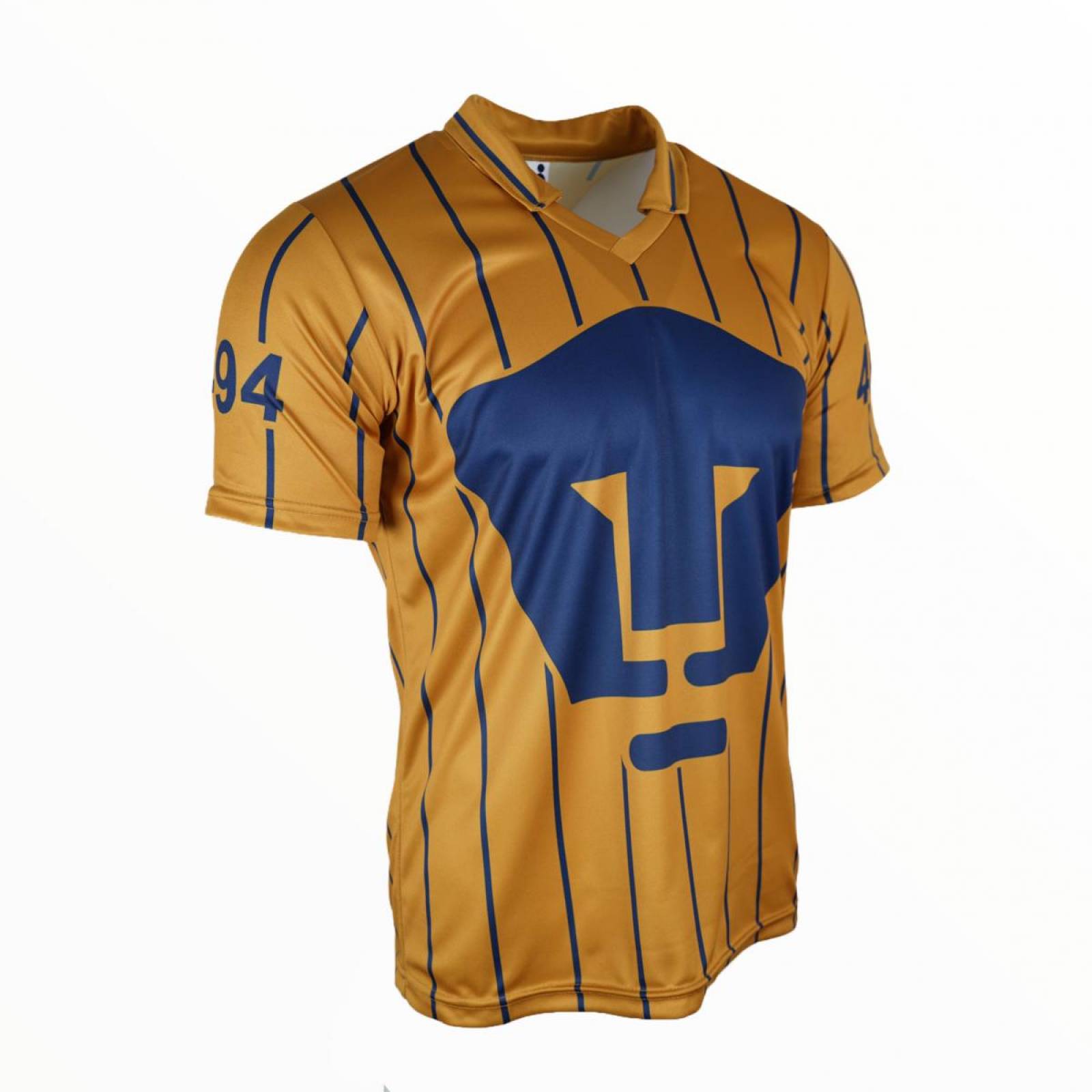 Playera Pumas UNAM Retro Manga Corta Cuello V