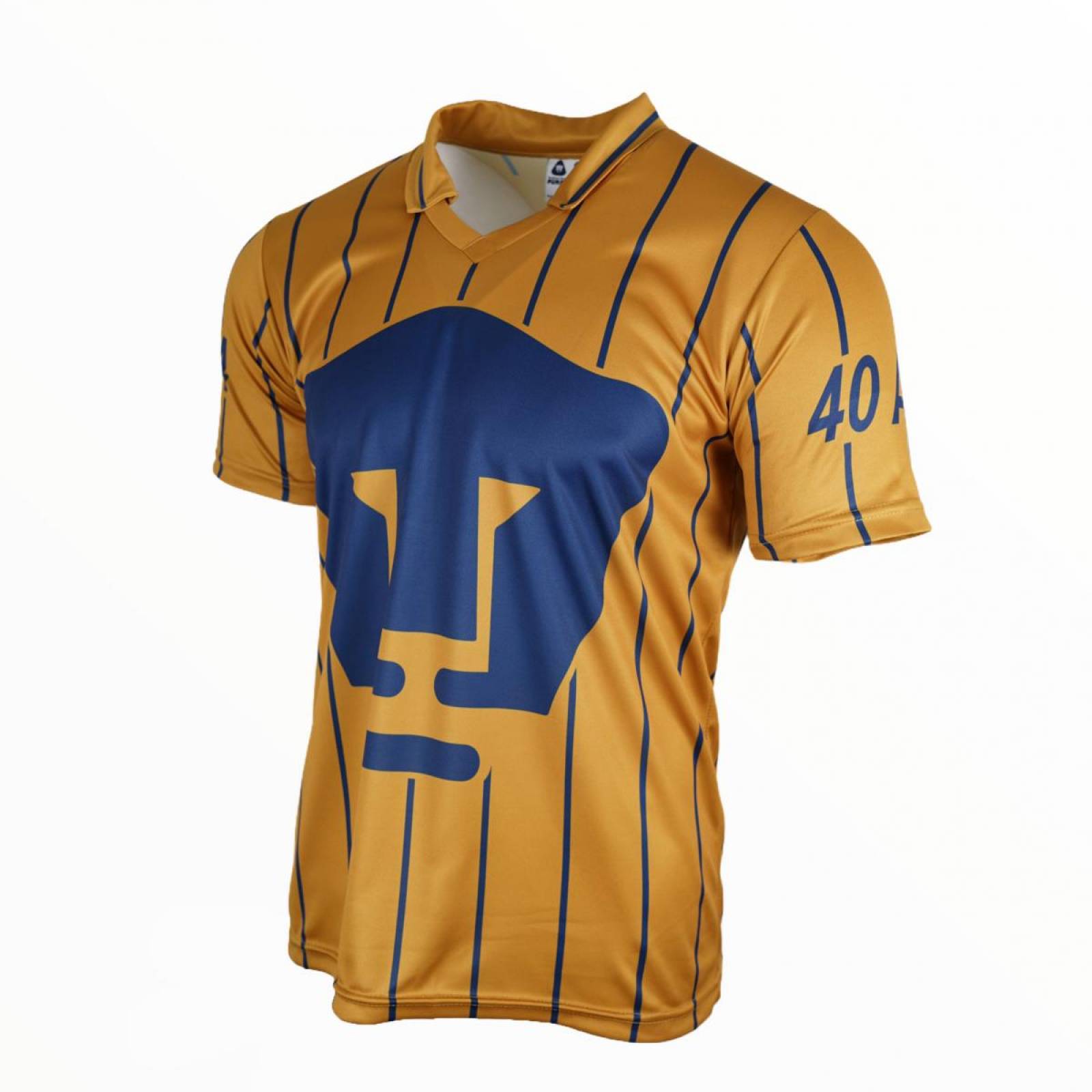 Playera Pumas UNAM Retro Manga Corta Cuello V