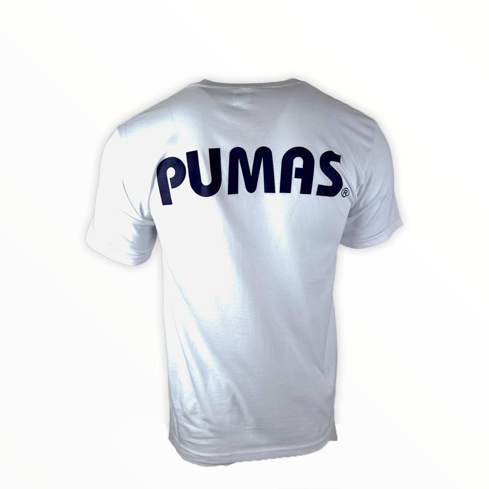 Playera Pumas UNAM Manga Corta Cuello Redondo