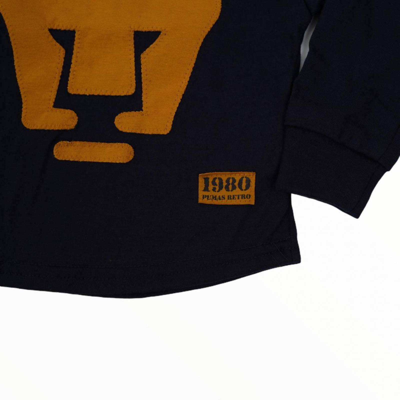 Playera Infantil Pumas UNAM Cuello Polo Manga Larga