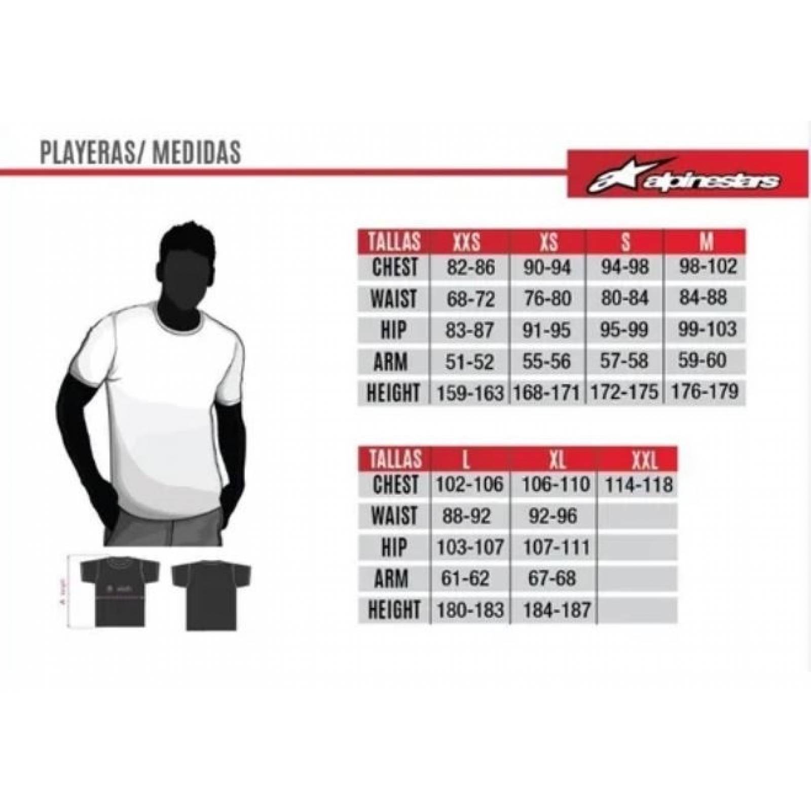 Playera Alpinestars Negro