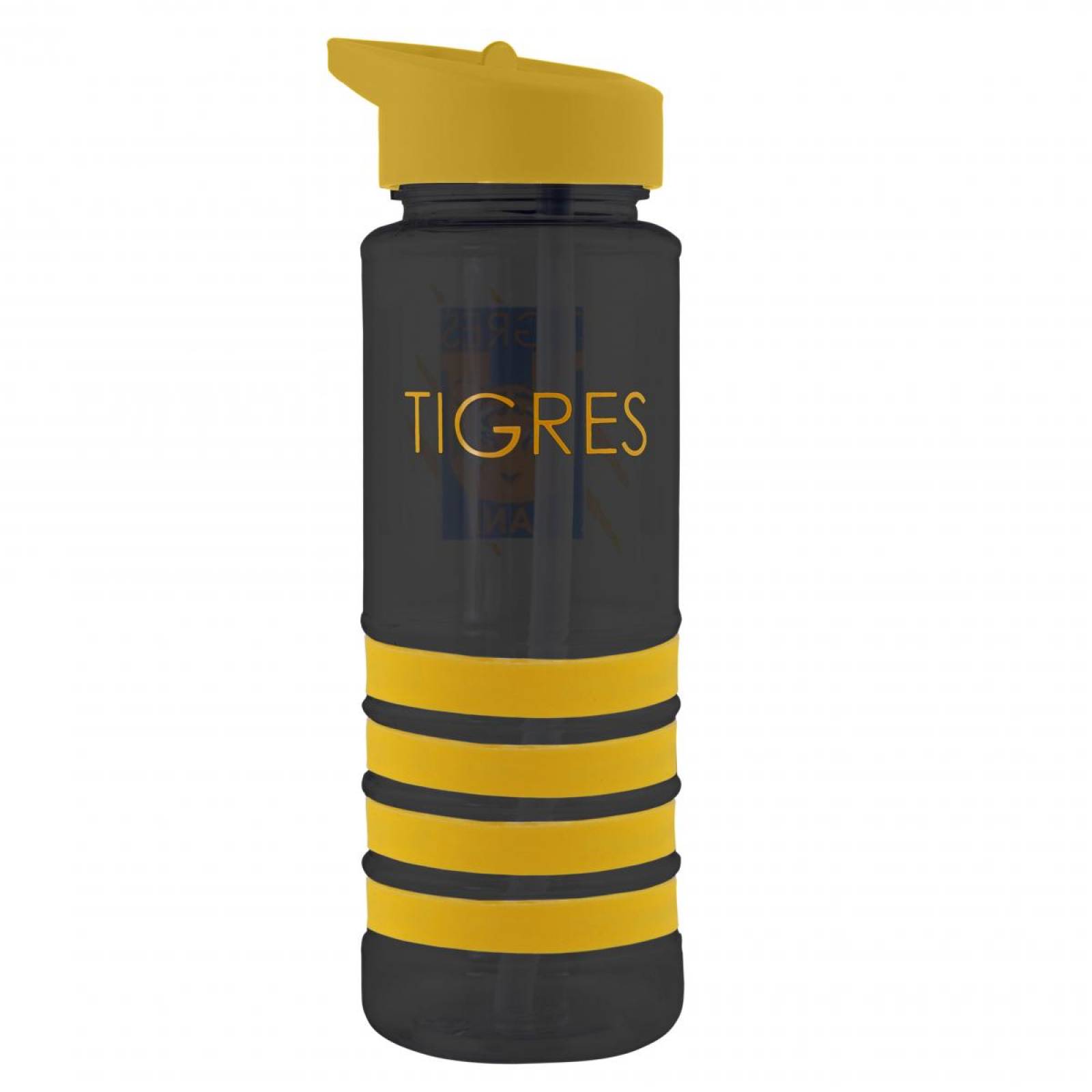 Botellin Con Popote Tigres 25 Oz