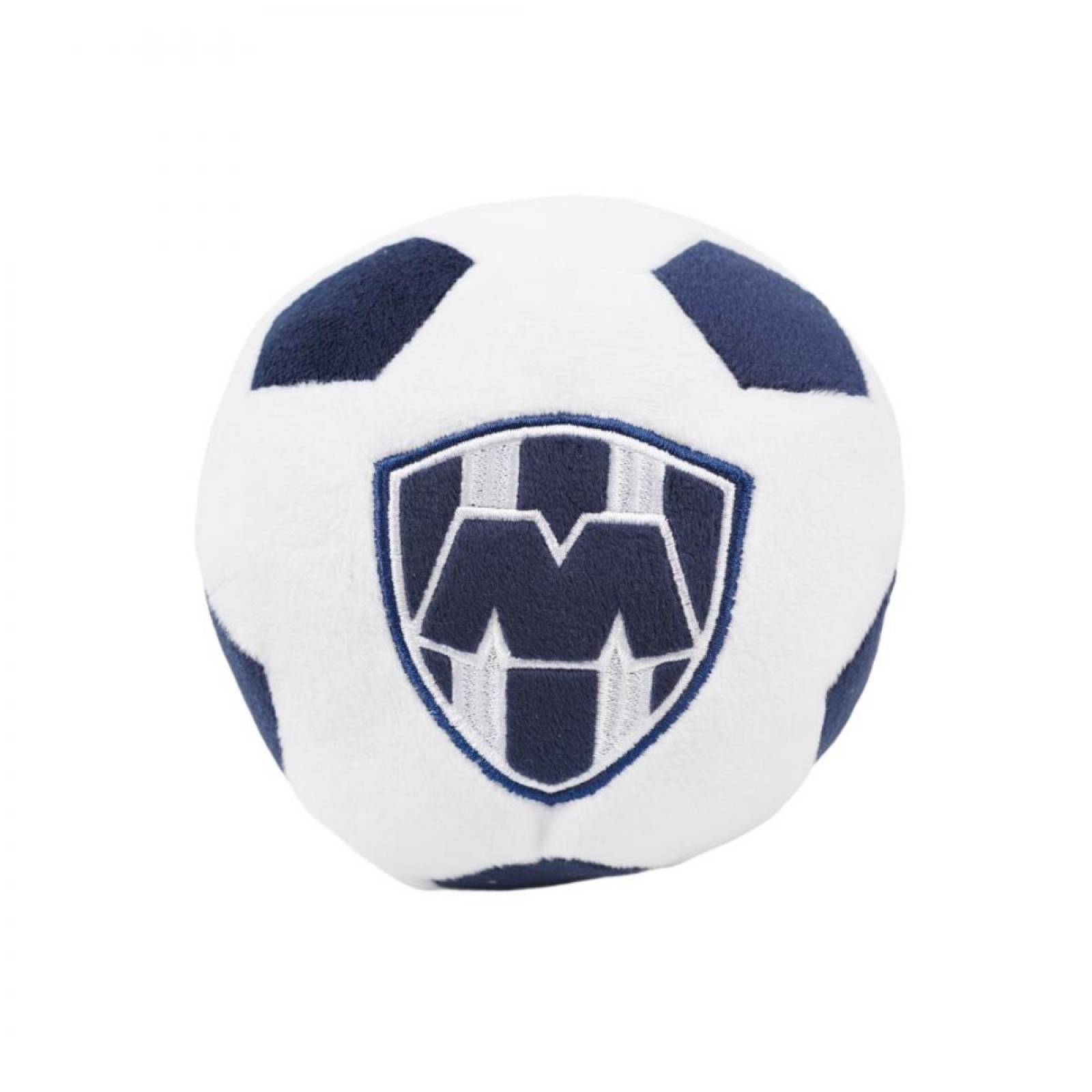 Peluche Balon Pelota Rayados Grande Color Blanco