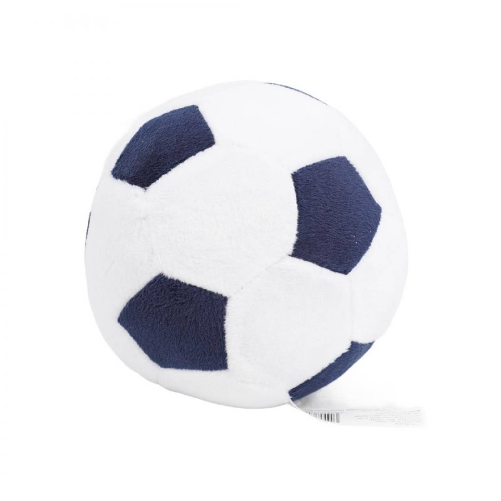 Peluche Balon Pelota Rayados Grande Color Blanco