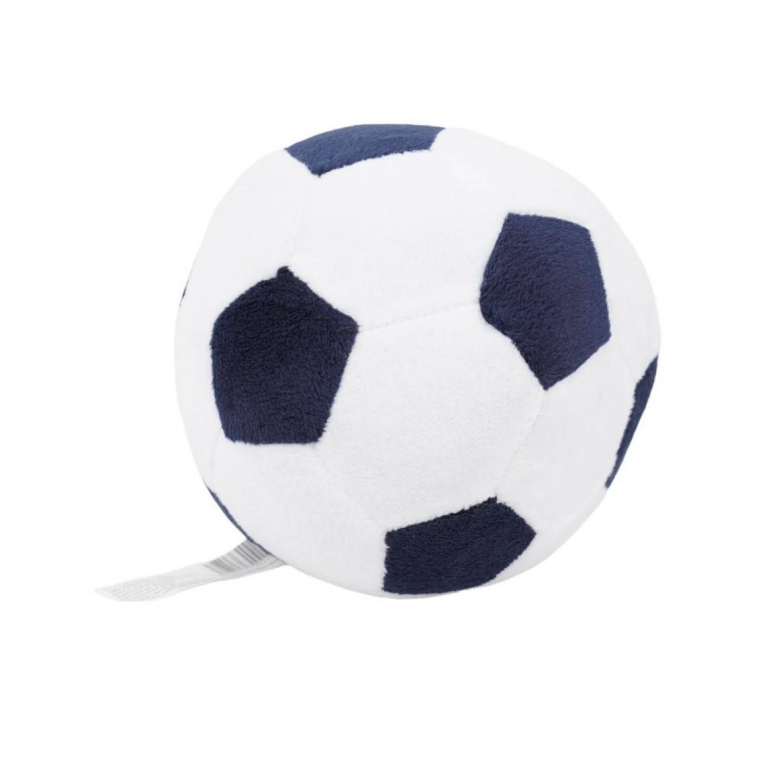 Peluche Balon Pelota Rayados Grande Color Blanco