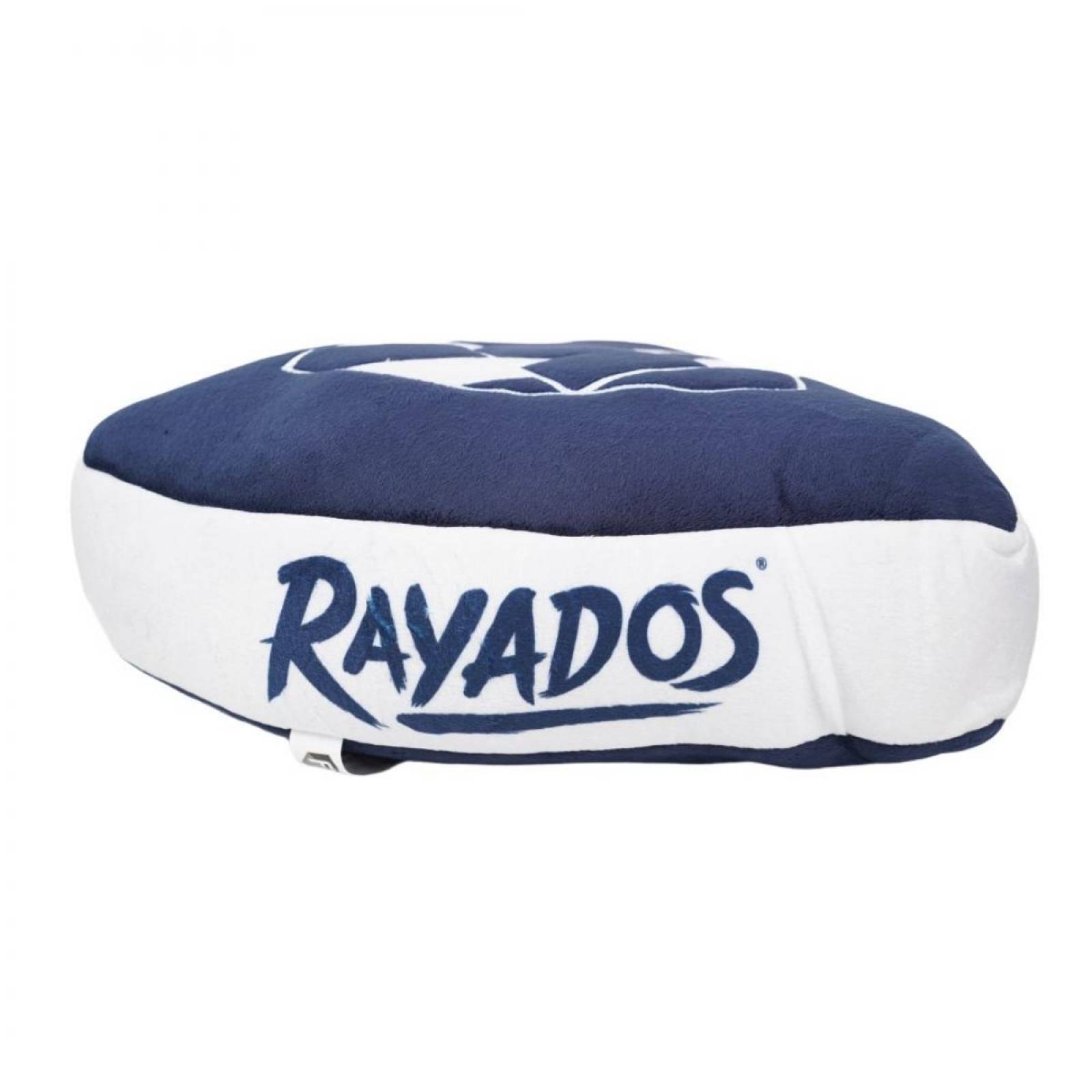 Peluche Cojin Escudo Rayados Color Azul