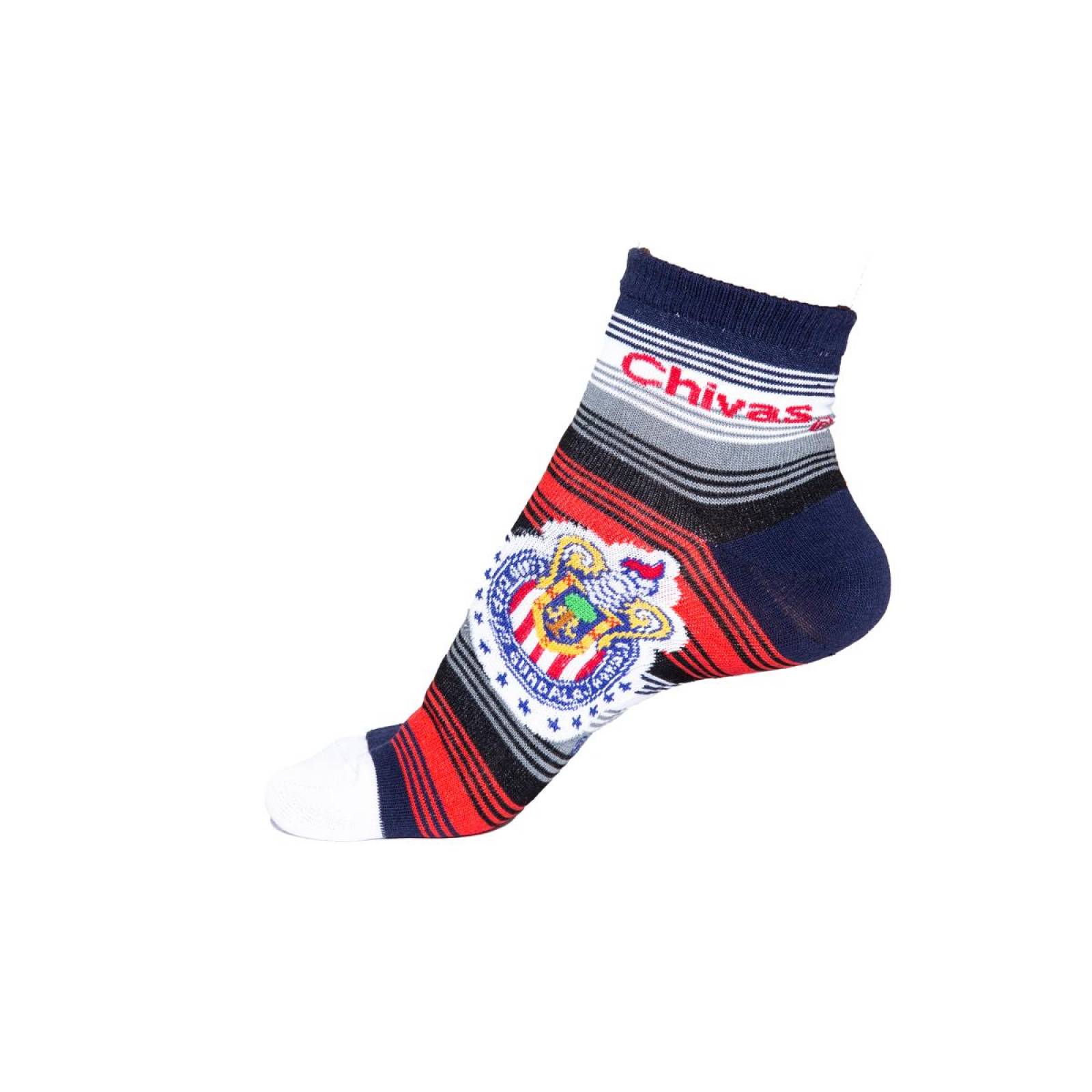 Calcetas Chivas Paquete 6 Pares Originales