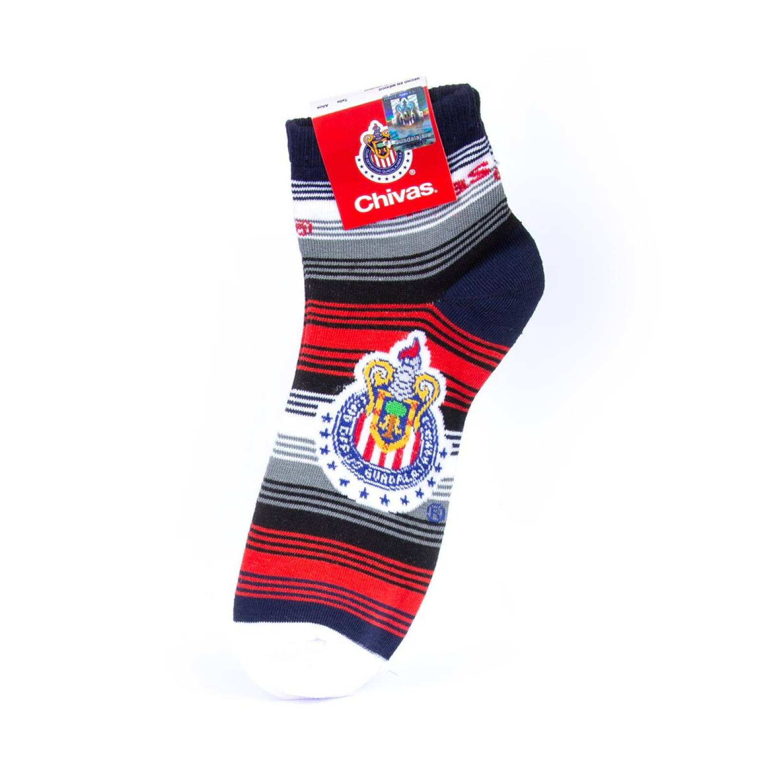 Calcetas Chivas Paquete 6 Pares Originales