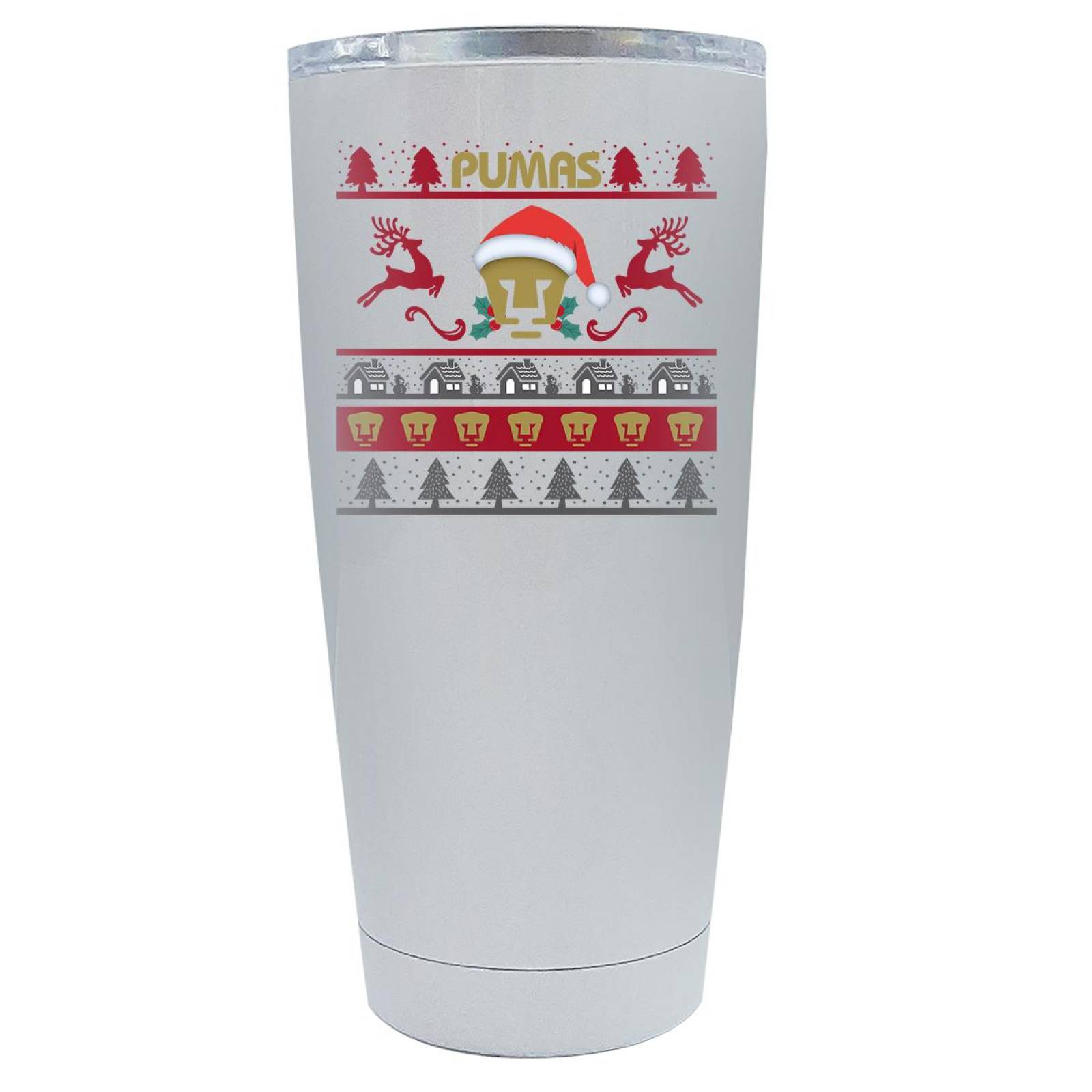 Vaso Térmico Termo Pumas UNAM 20 Oz Edición Especial Navidad