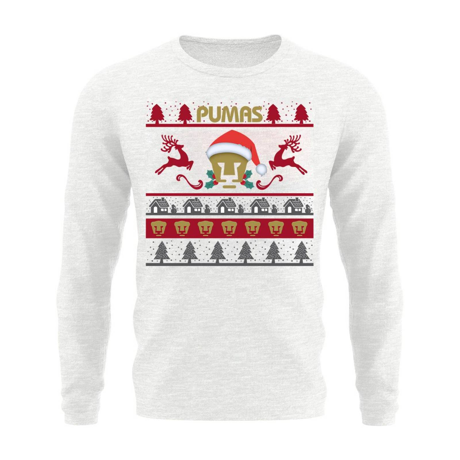 Sudadera Pumas UNAM Edición Navidad Casual