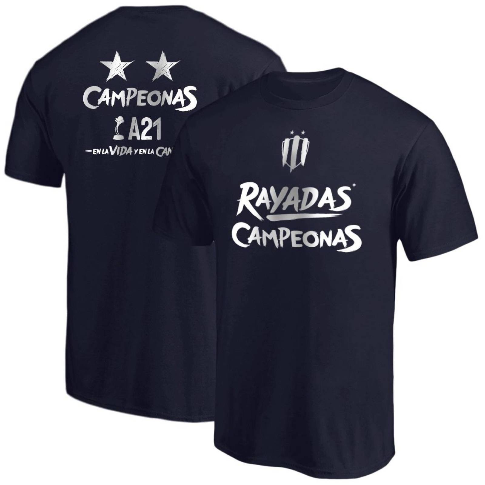 Playera Edición Especial Rayadas Campeonas 2021 Femenil