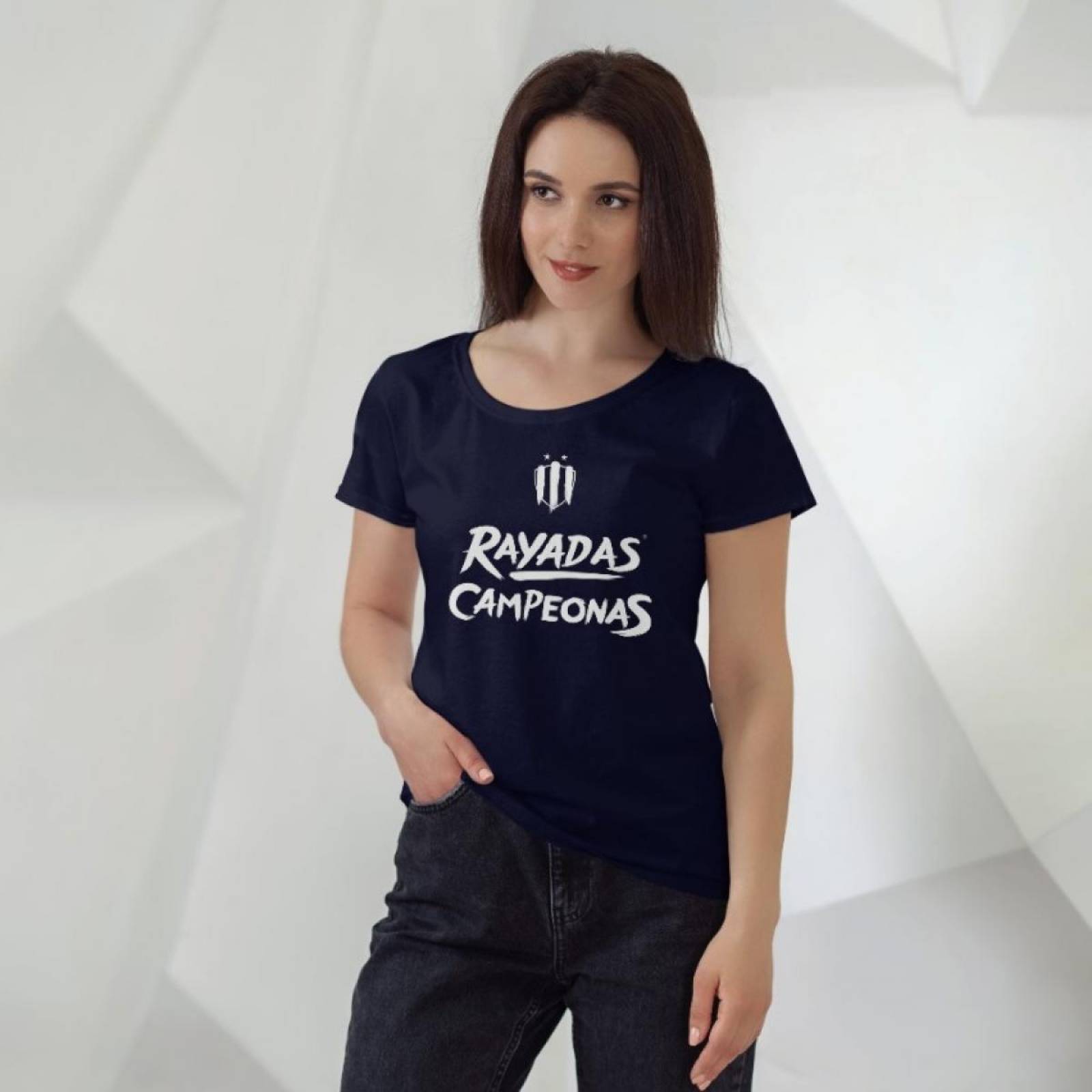 Playera Edición Especial Rayadas Campeonas 2021 Femenil