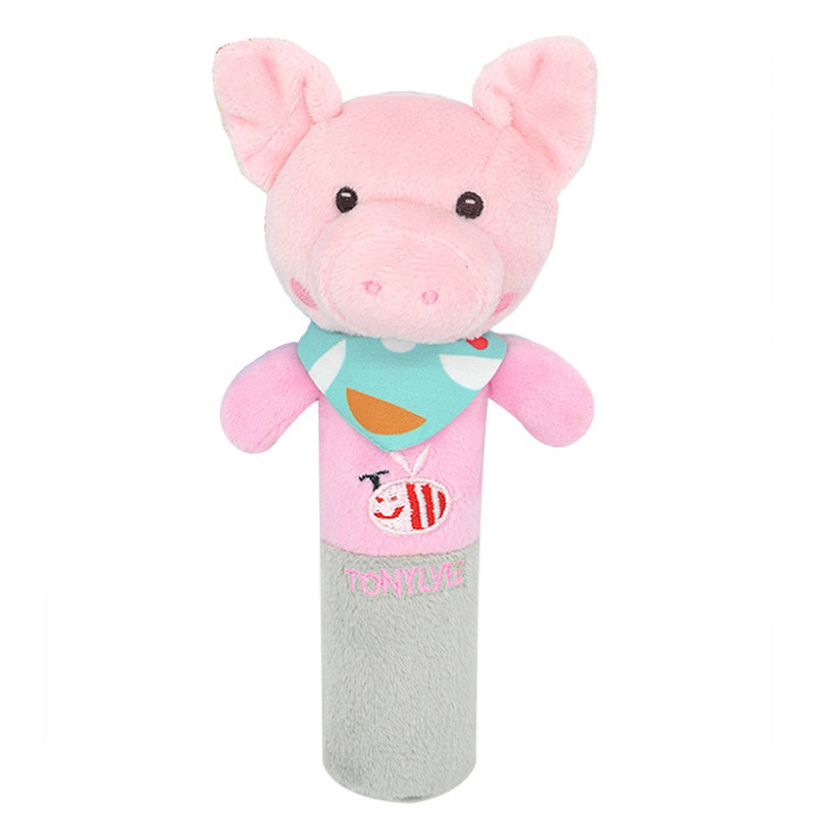 Juguete Sonaja De Peluche Para Bebe Figuras Animales Suave