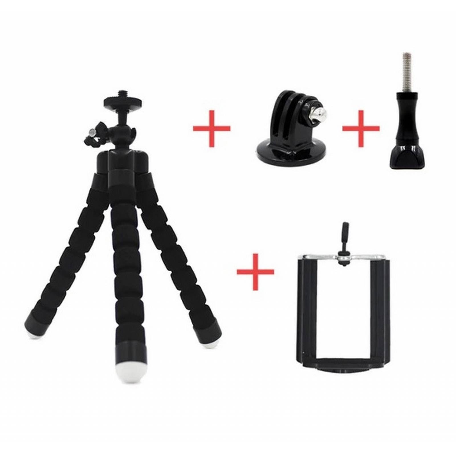 Tripie Flexible Para Cámara Ó Celular +tornillo+adaptador