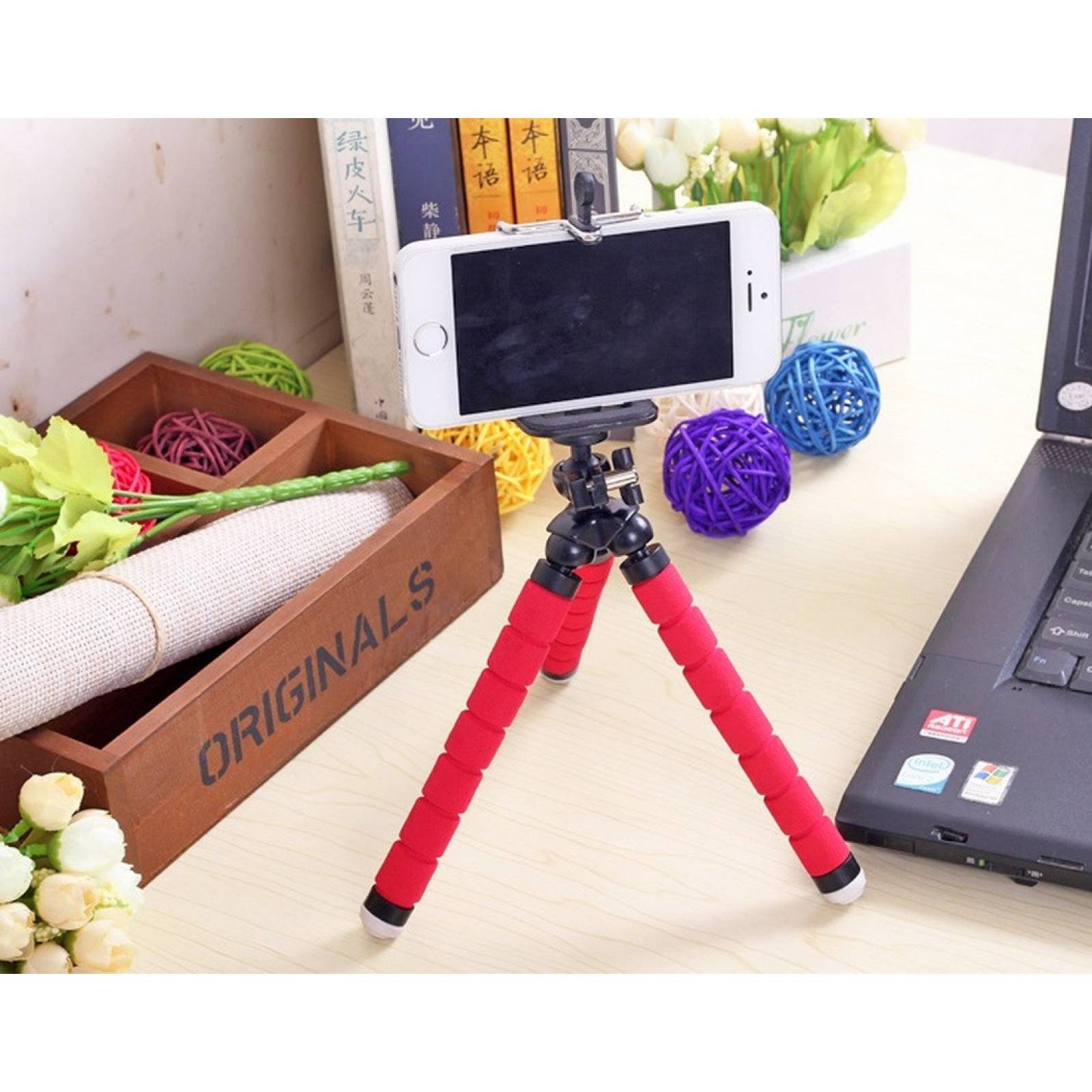 Tripie Flexible Para Cámara Ó Celular +tornillo+adaptador