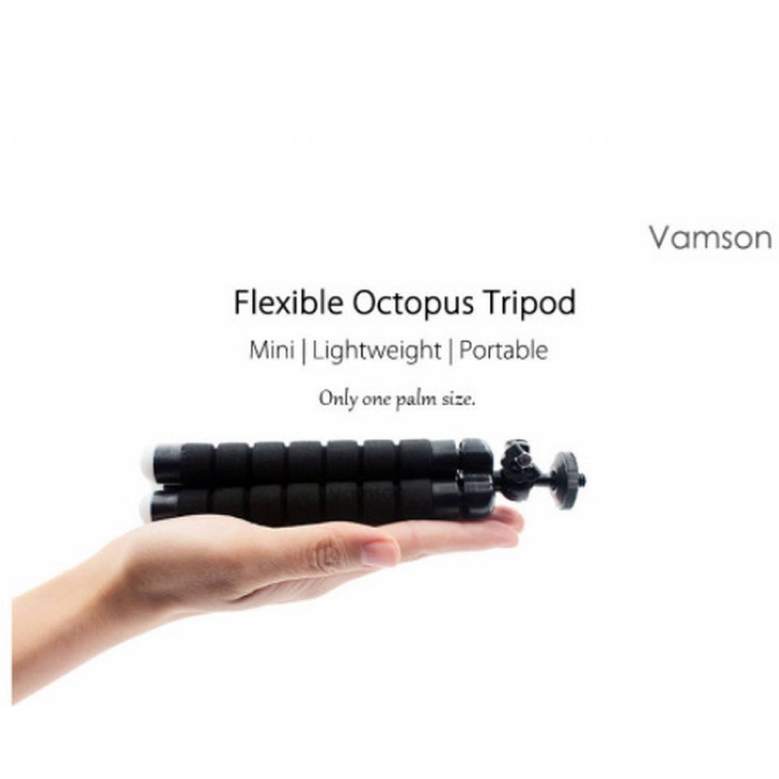 Tripie Flexible Para Cámara Ó Celular +tornillo+adaptador