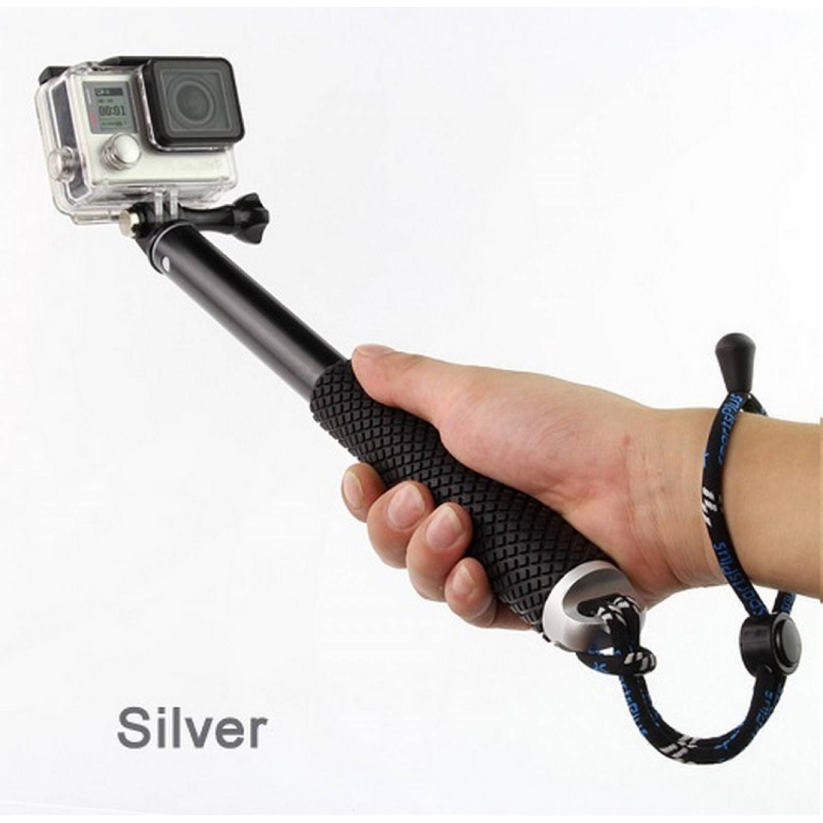 Bastón Selfie Cámara Deportiva Con Soporte Para Control Wifi